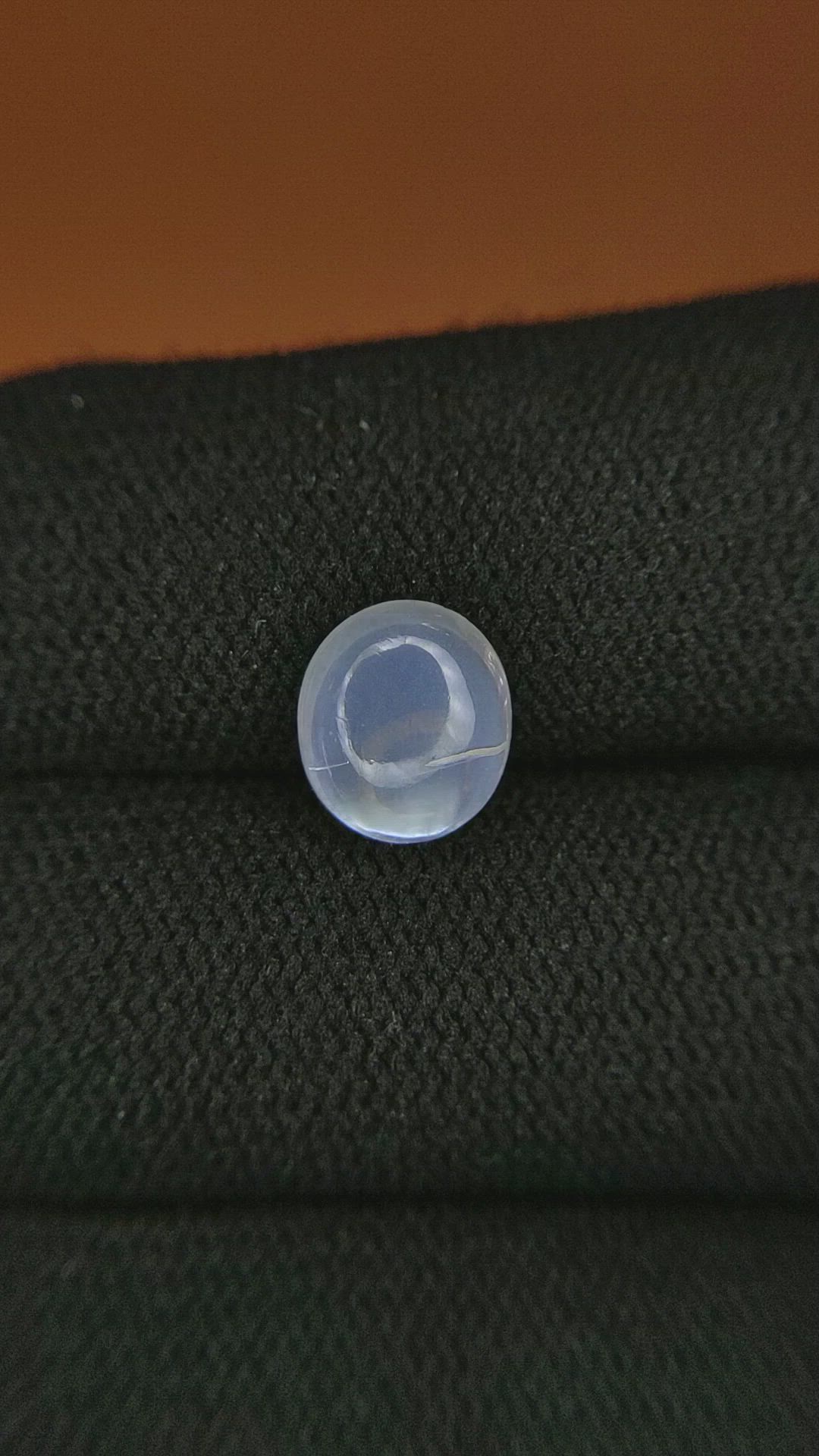 2.08 Ct. White Cabochon Moonstone from Ceylon (Sri Lanka) Size Video