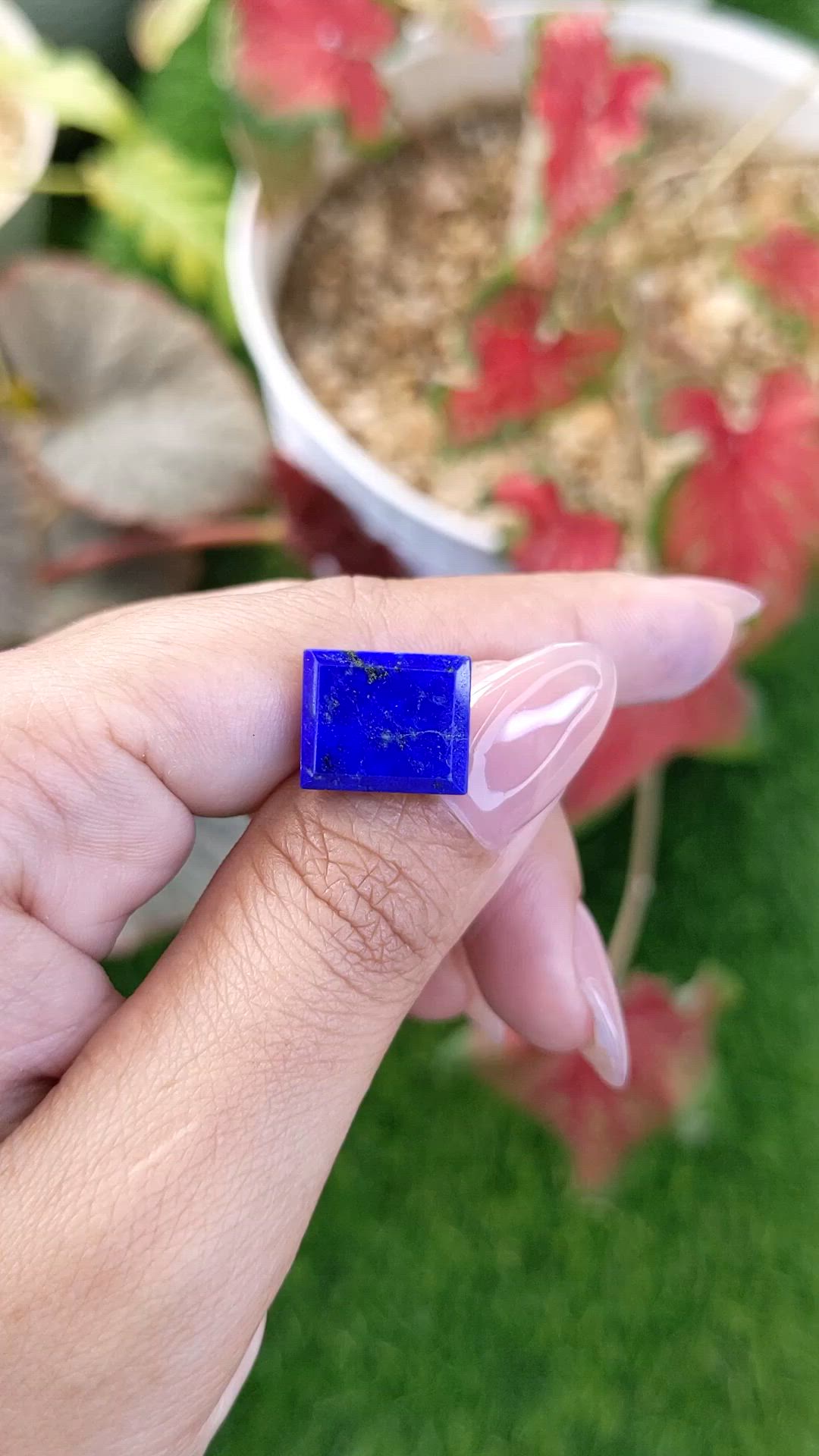 8.39 Ct. Lapis from Afghanistan Size Video