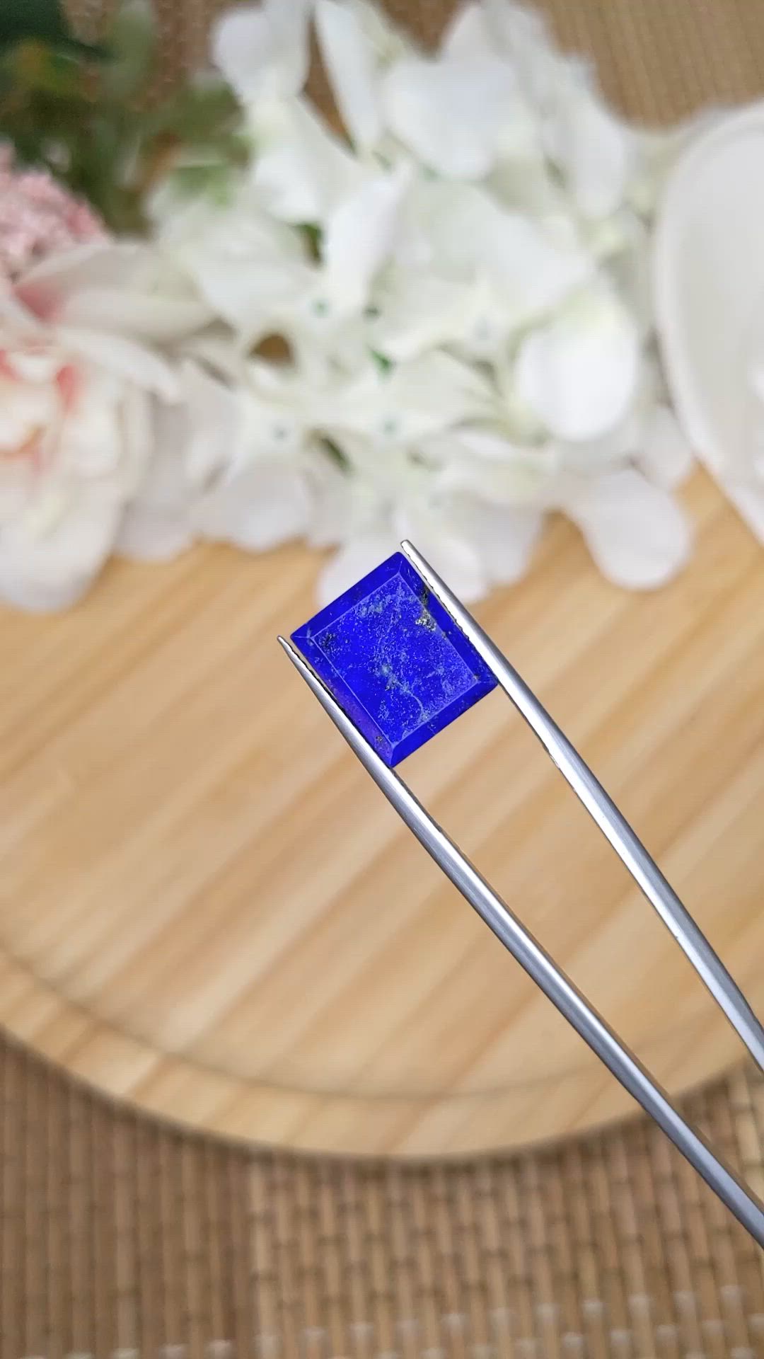 8.39 Ct. Lapis from Afghanistan Size Video
