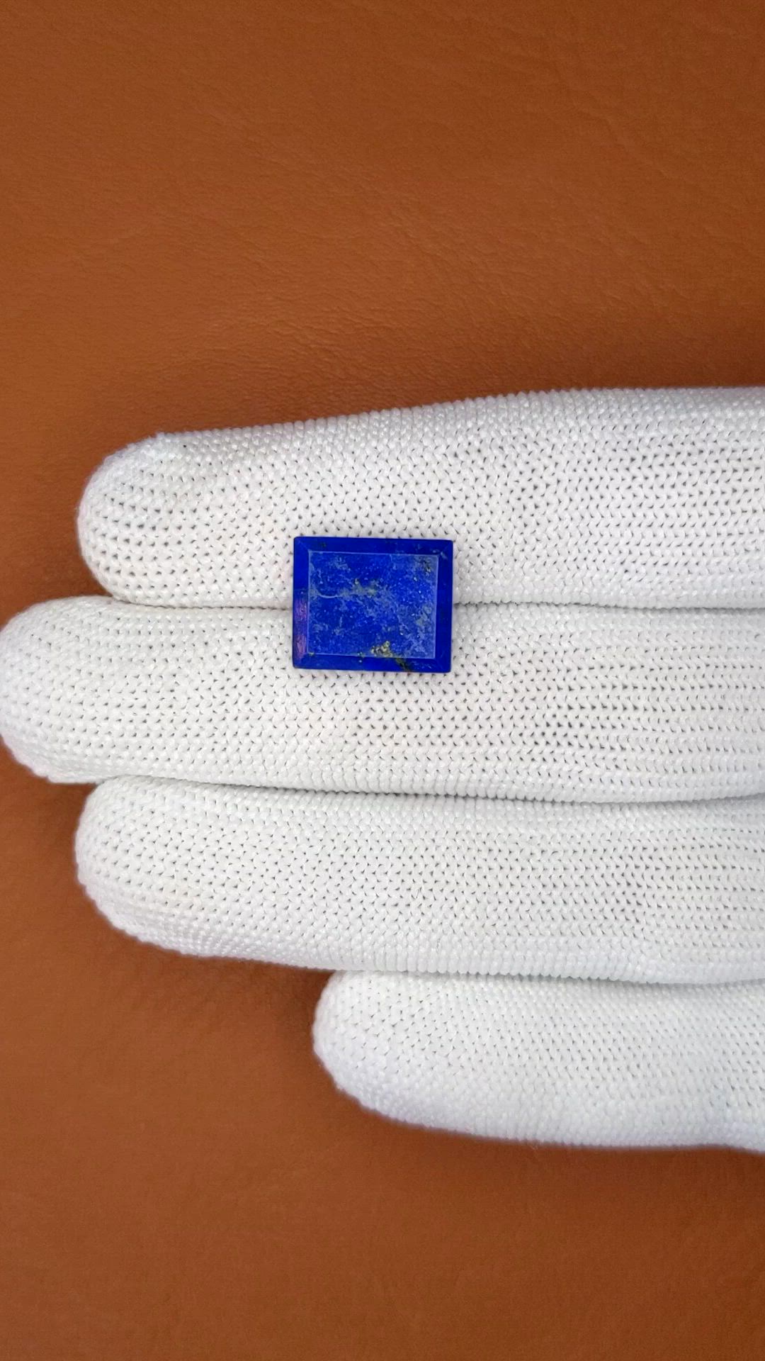 8.39 Ct. Lapis from Afghanistan Size Video