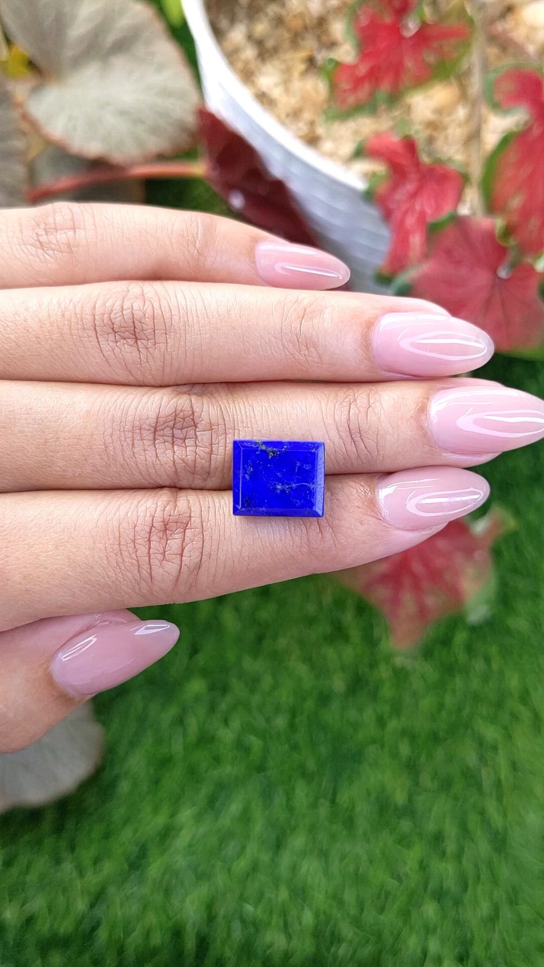 8.39 Ct. Lapis from Afghanistan Size Video