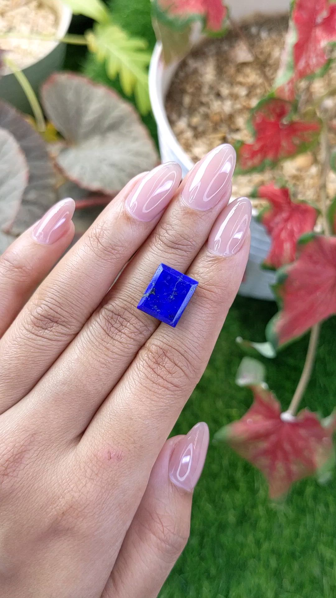 8.39 Ct. Lapis from Afghanistan Size Video
