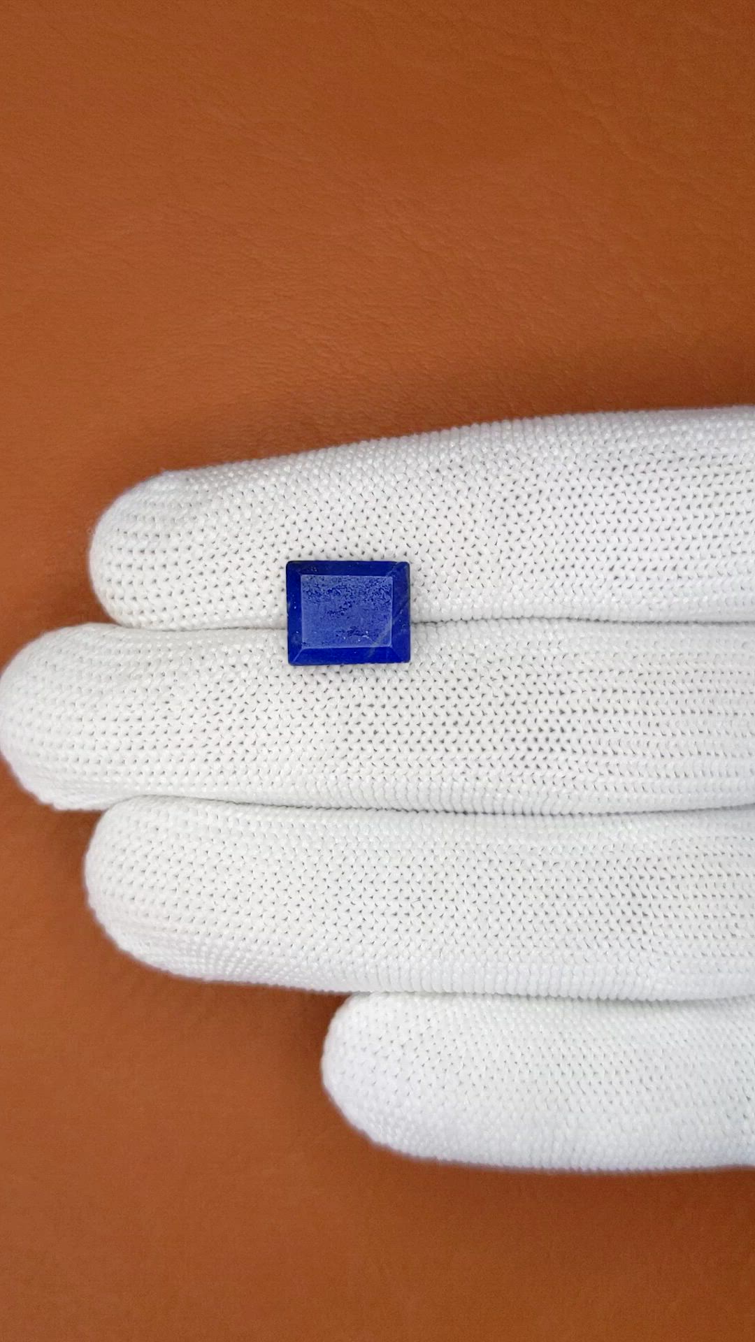 4.77 Ct. Lapis from Afghanistan Size Video