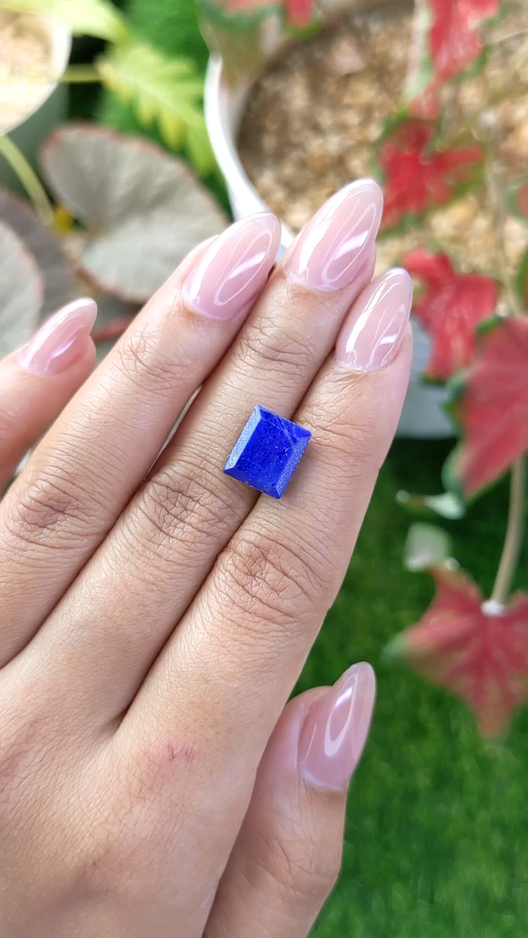 4.77 Ct. Lapis from Afghanistan Size Video