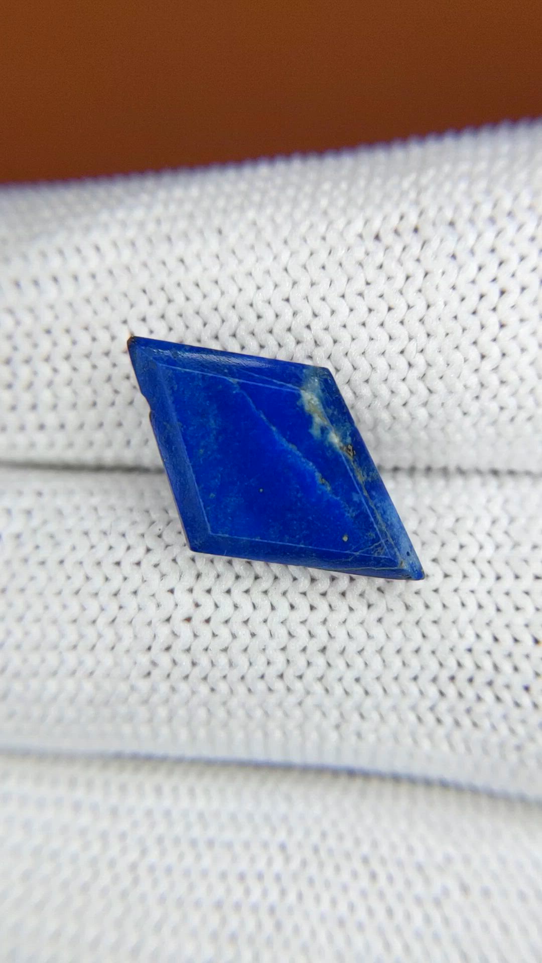 5.98 Ct. Lapis from Afghanistan Size Video