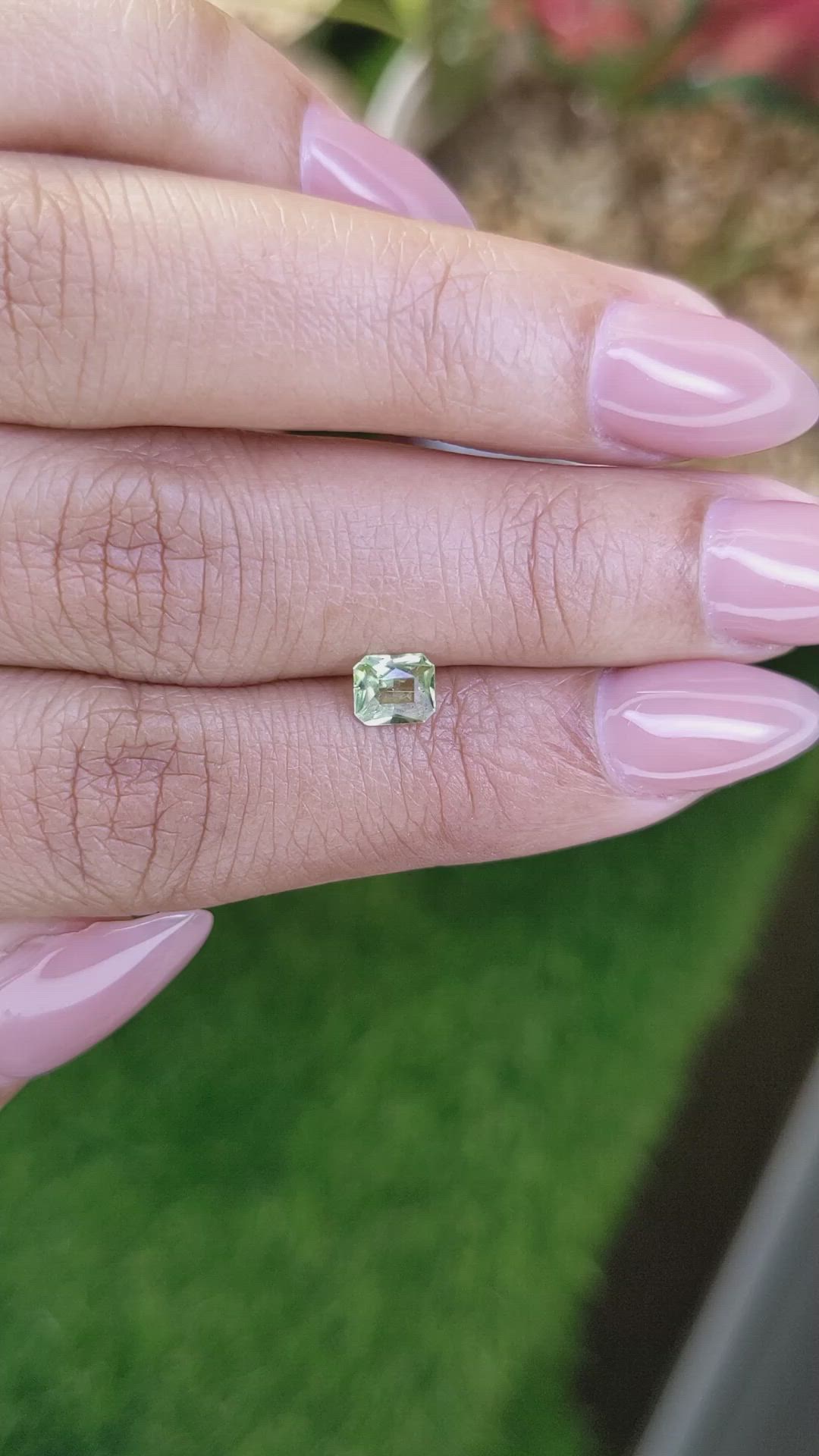 0.51 Ct. Yellowish Green Peridot from Pakistan Size Video