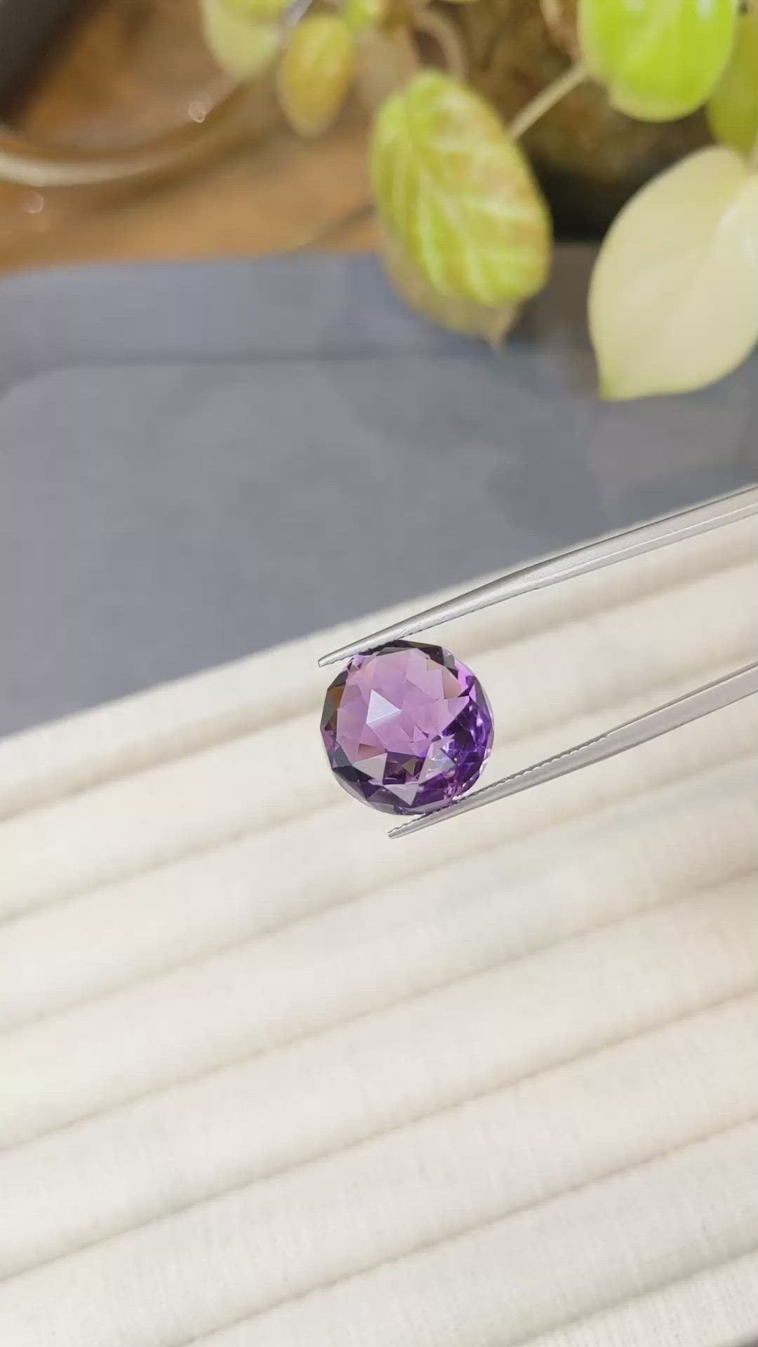 16.58 Ct. Purple Amethyst from Brazil Size Video