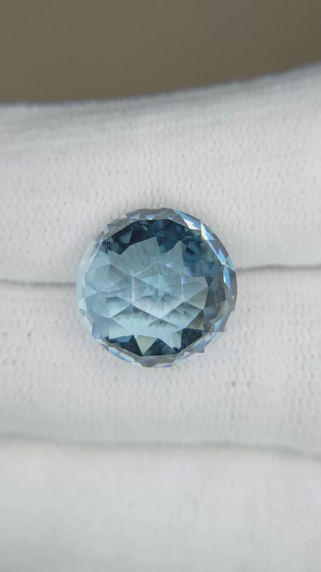 16.77 Ct. Sky Blue Topaz from Brazil Size Video