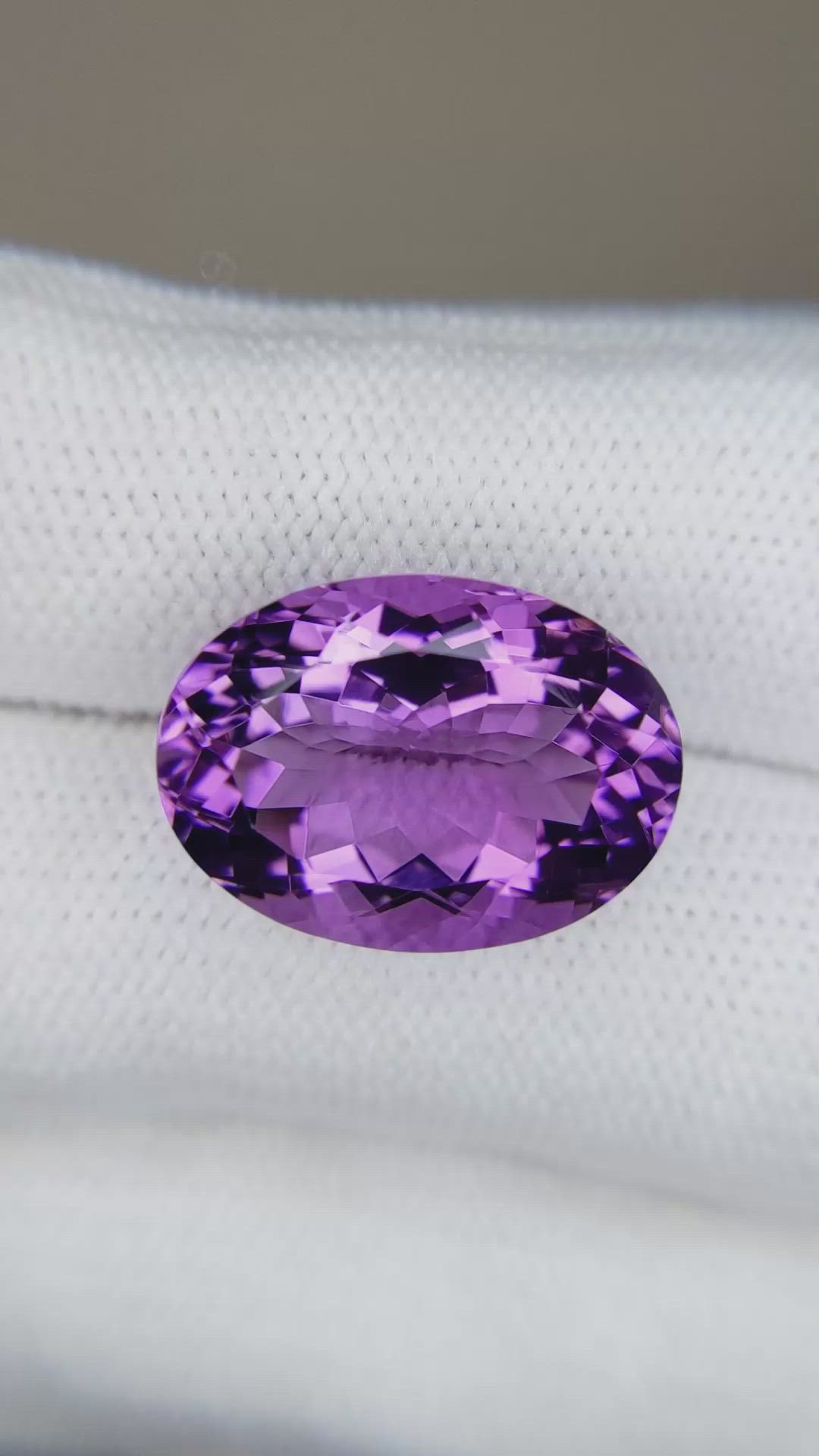 13.04 Ct. Purple Amethyst from Brazil Size Video