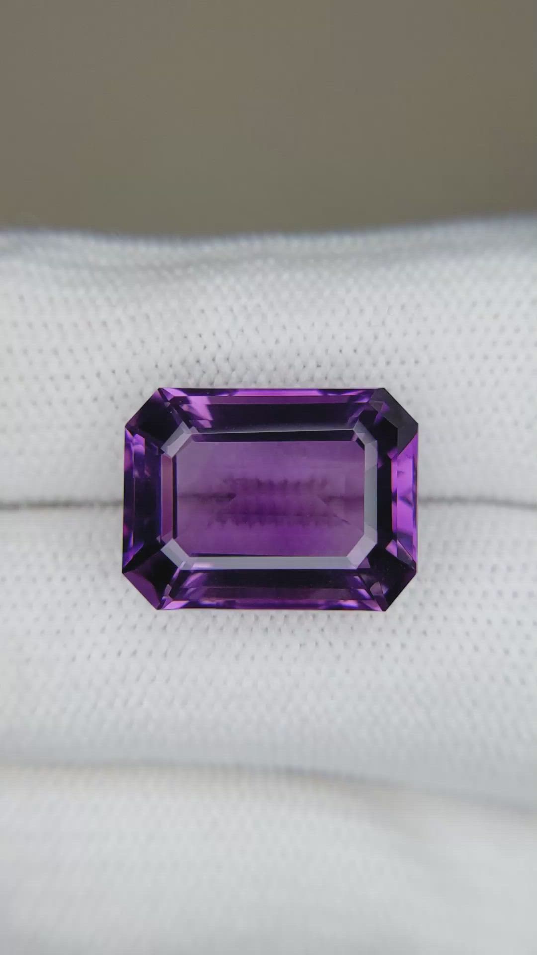11.33 Ct. Purple Amethyst from Brazil Size Video