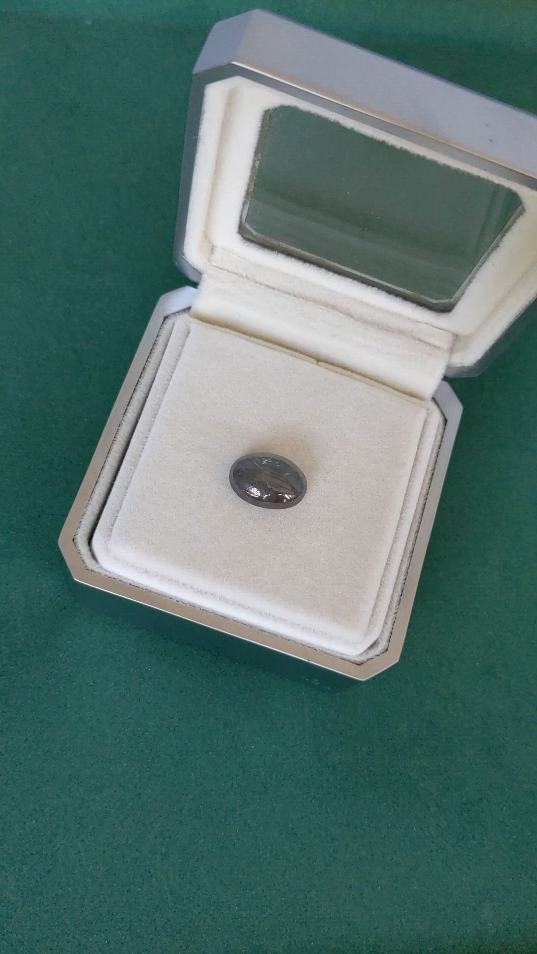 8.17 Ct. Cabochon Alexandrite from Russia Size Video