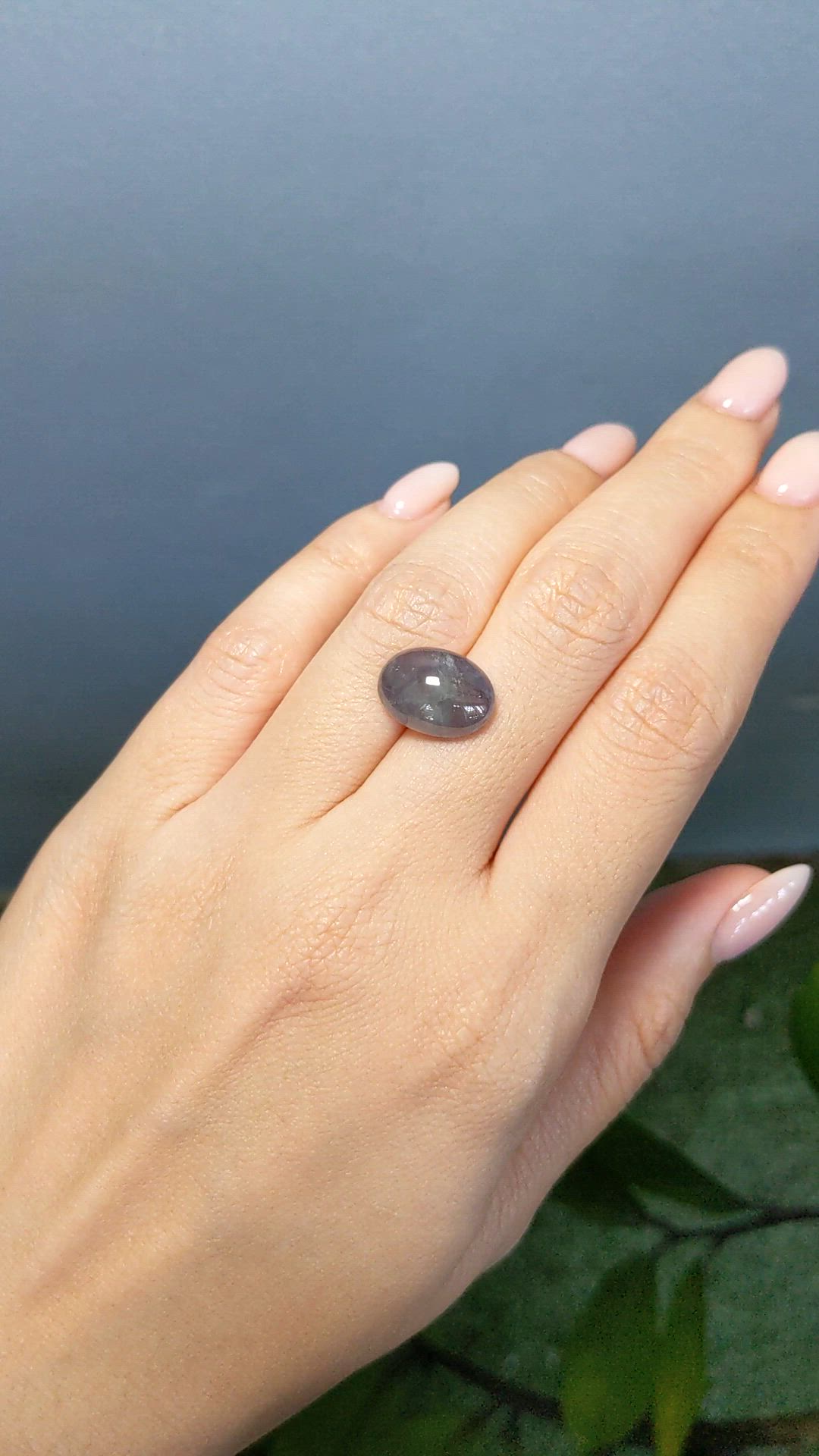 8.17 Ct. Cabochon Alexandrite from Russia Size Video