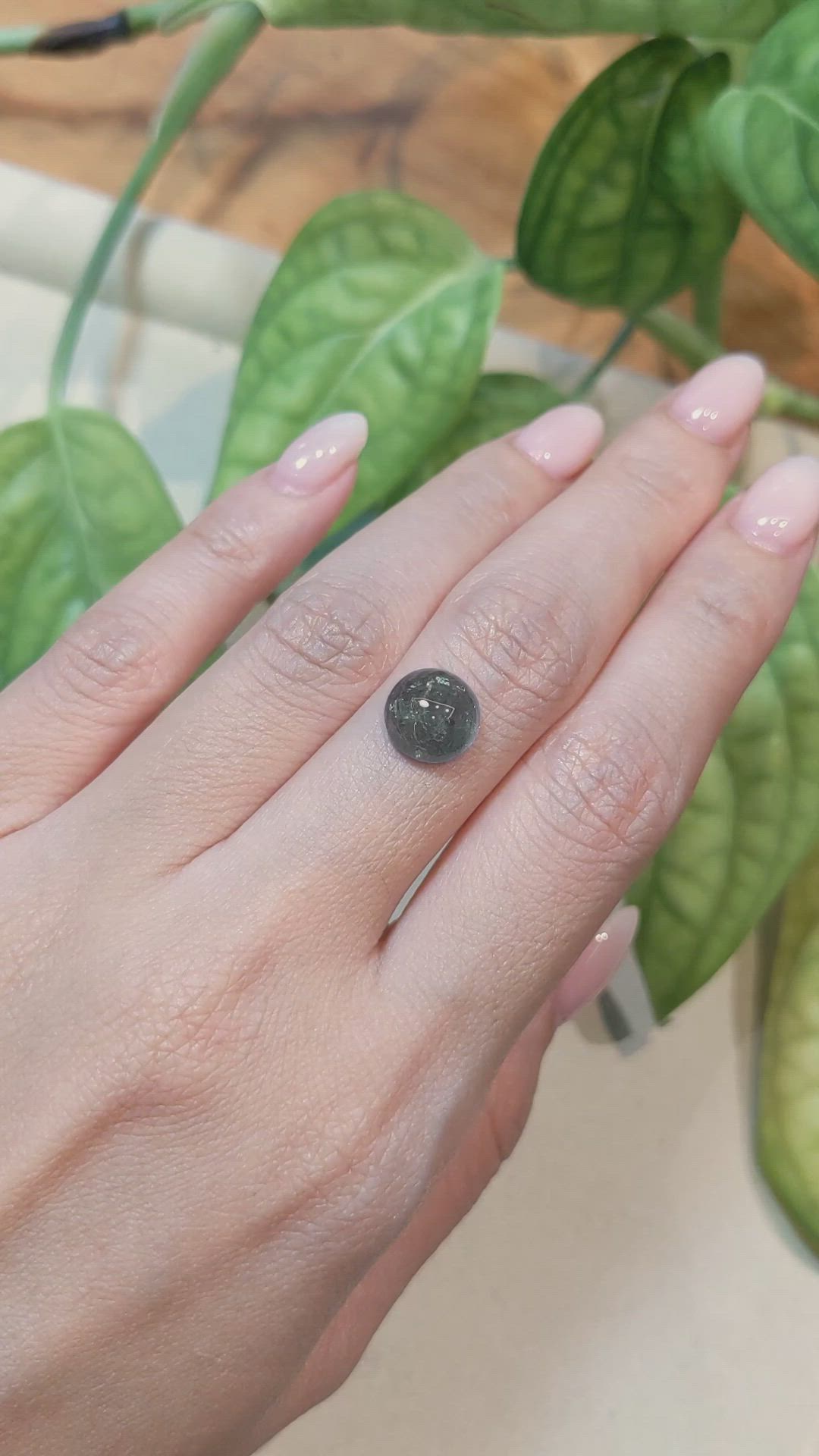 4.09 Ct. Cabochon Alexandrite from Russia Size Video