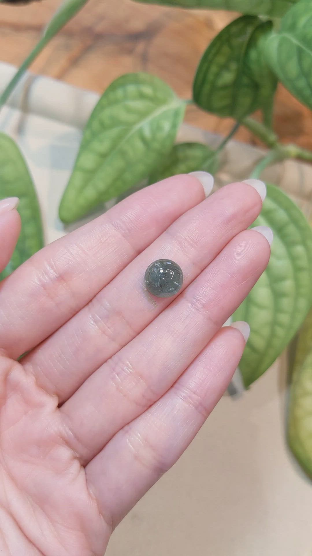 4.09 Ct. Cabochon Alexandrite from Russia Size Video