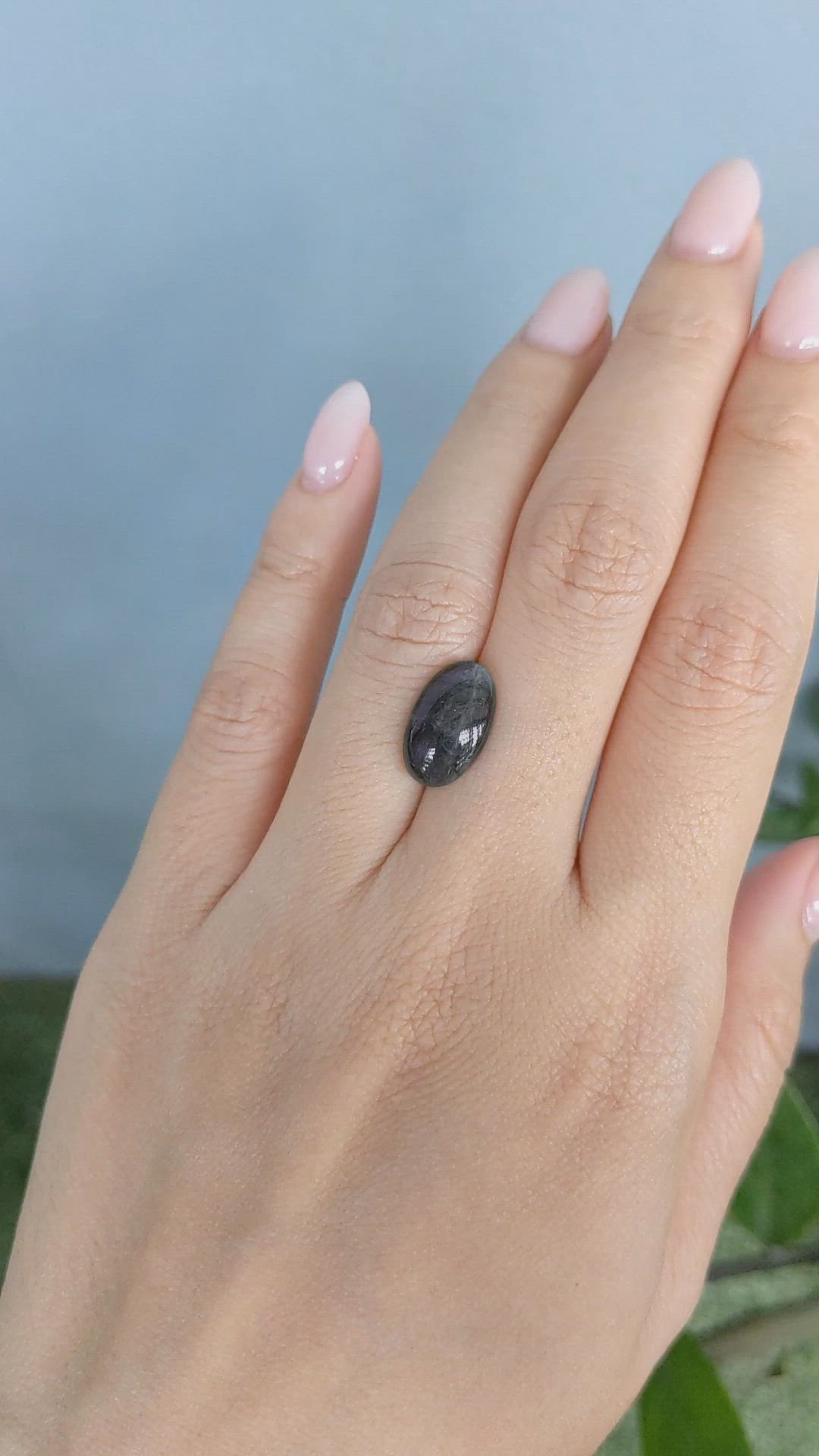 4.16 Ct. Cabochon Alexandrite from Russia Size Video