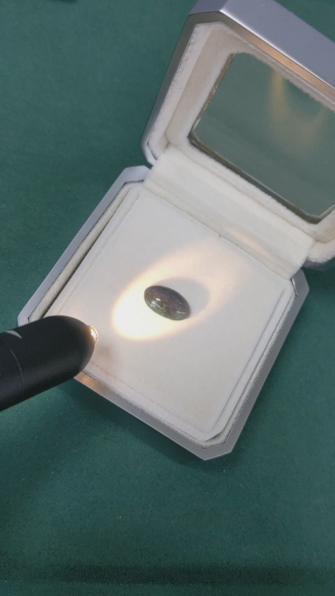 4.25 Ct. Cabochon Alexandrite from Russia Size Video