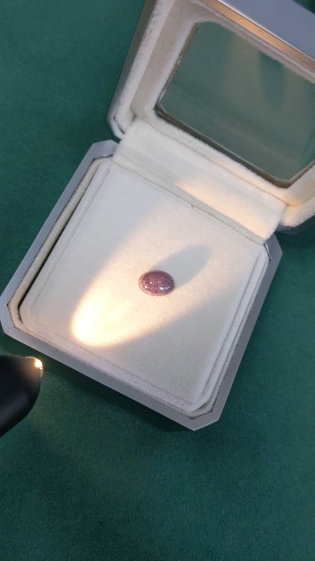 2.76 Ct. Cabochon Alexandrite from Russia Size Video