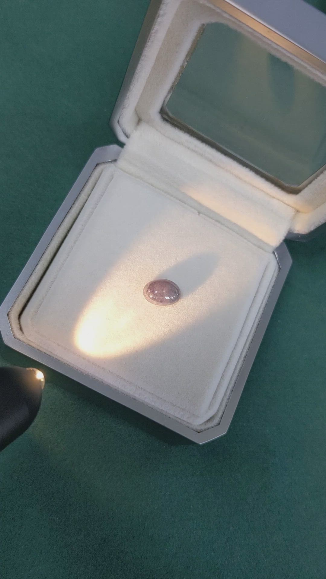 2.76 Ct. Cabochon Alexandrite from Russia Size Video