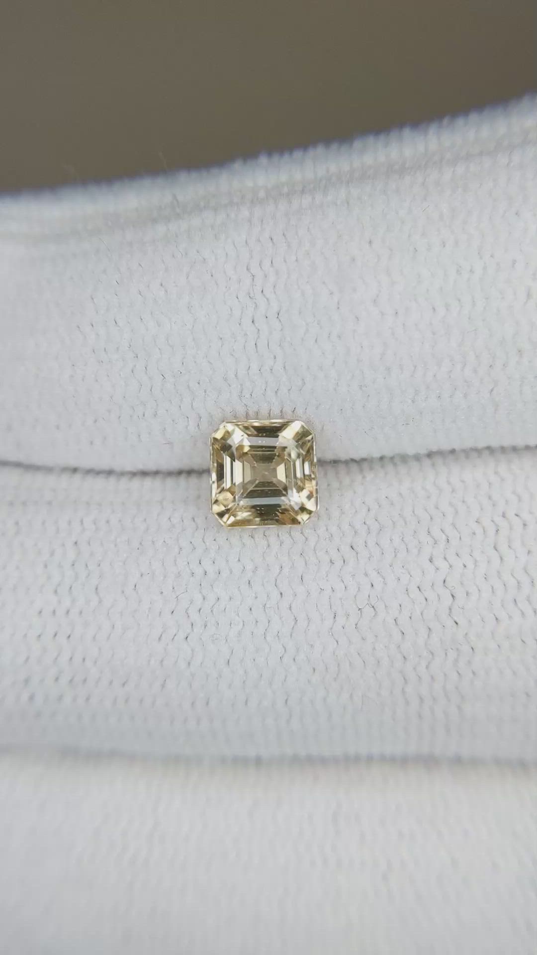 1.60 Ct. Yellow Zircon from Cambodia Size Video