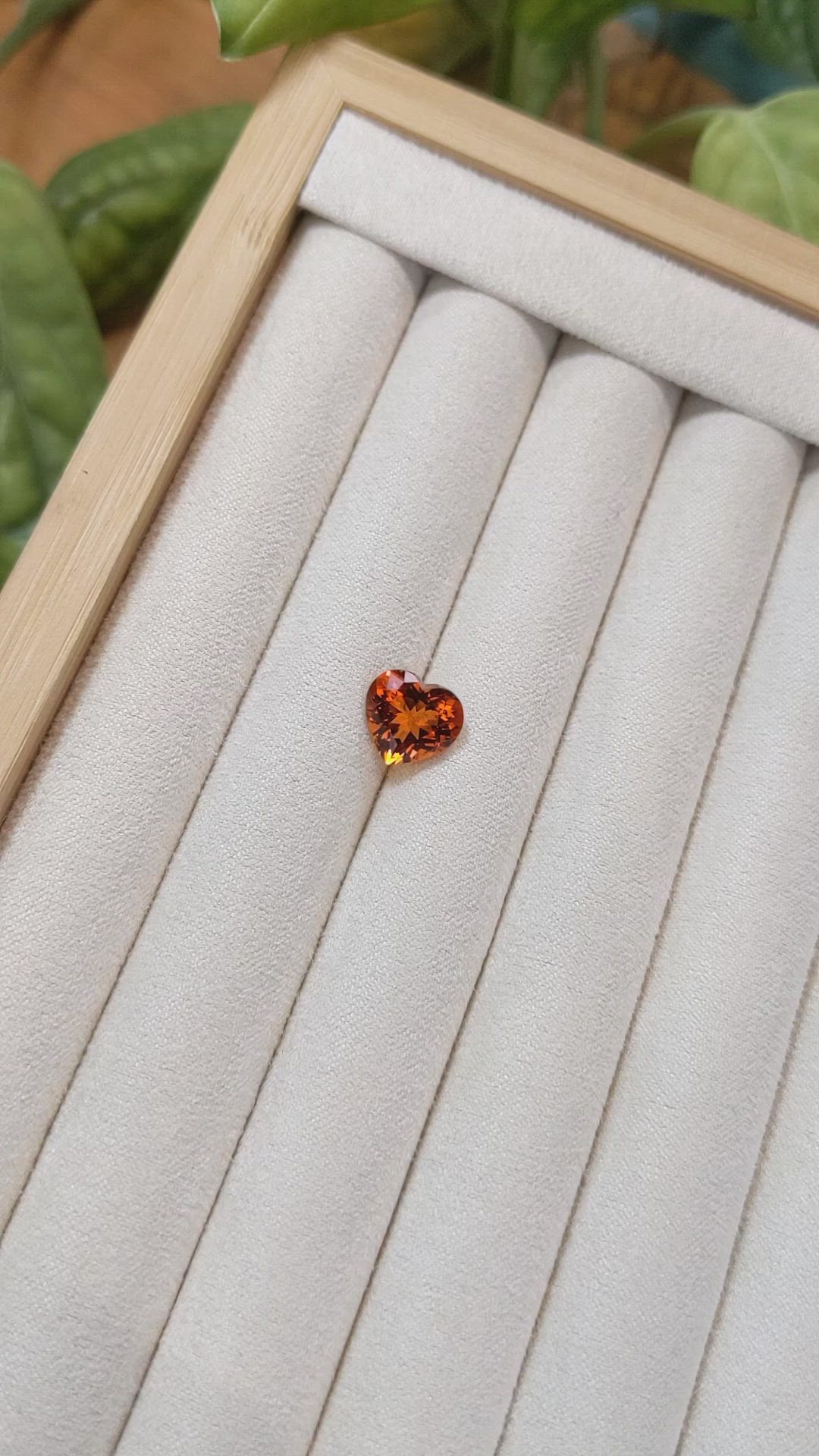 2.75 Ct. Brownish Orange Citrine from Brazil Size Video