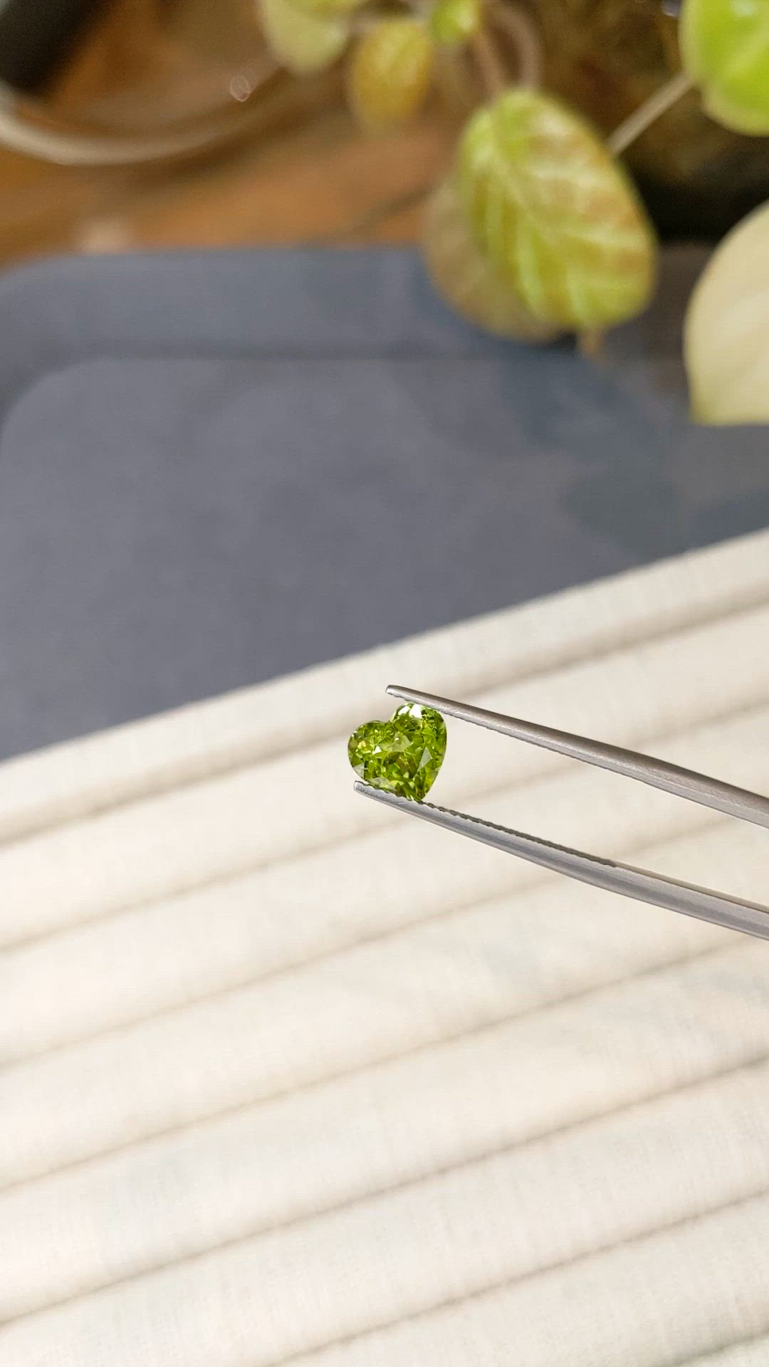 1.60 Ct. Yellowish Green Peridot from Pakistan Size Video