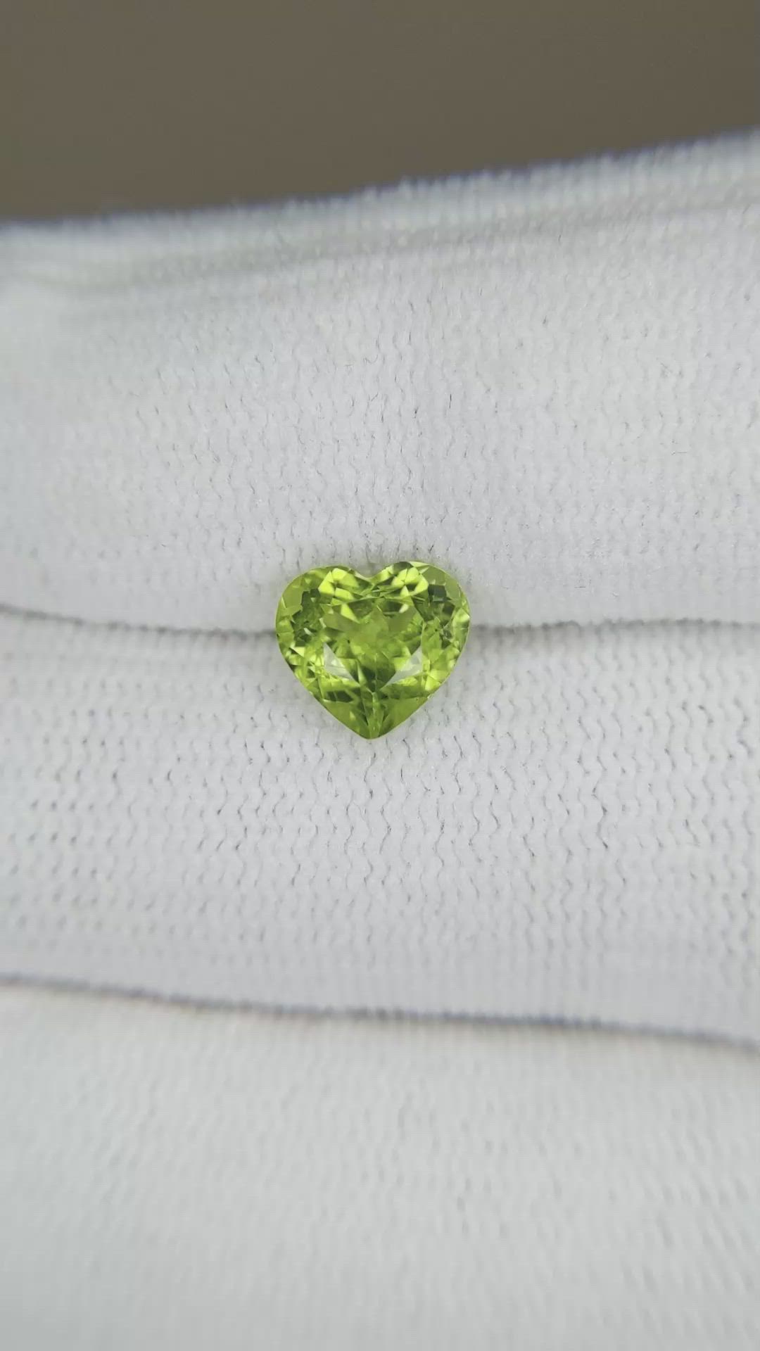 1.60 Ct. Yellowish Green Peridot from Pakistan Size Video