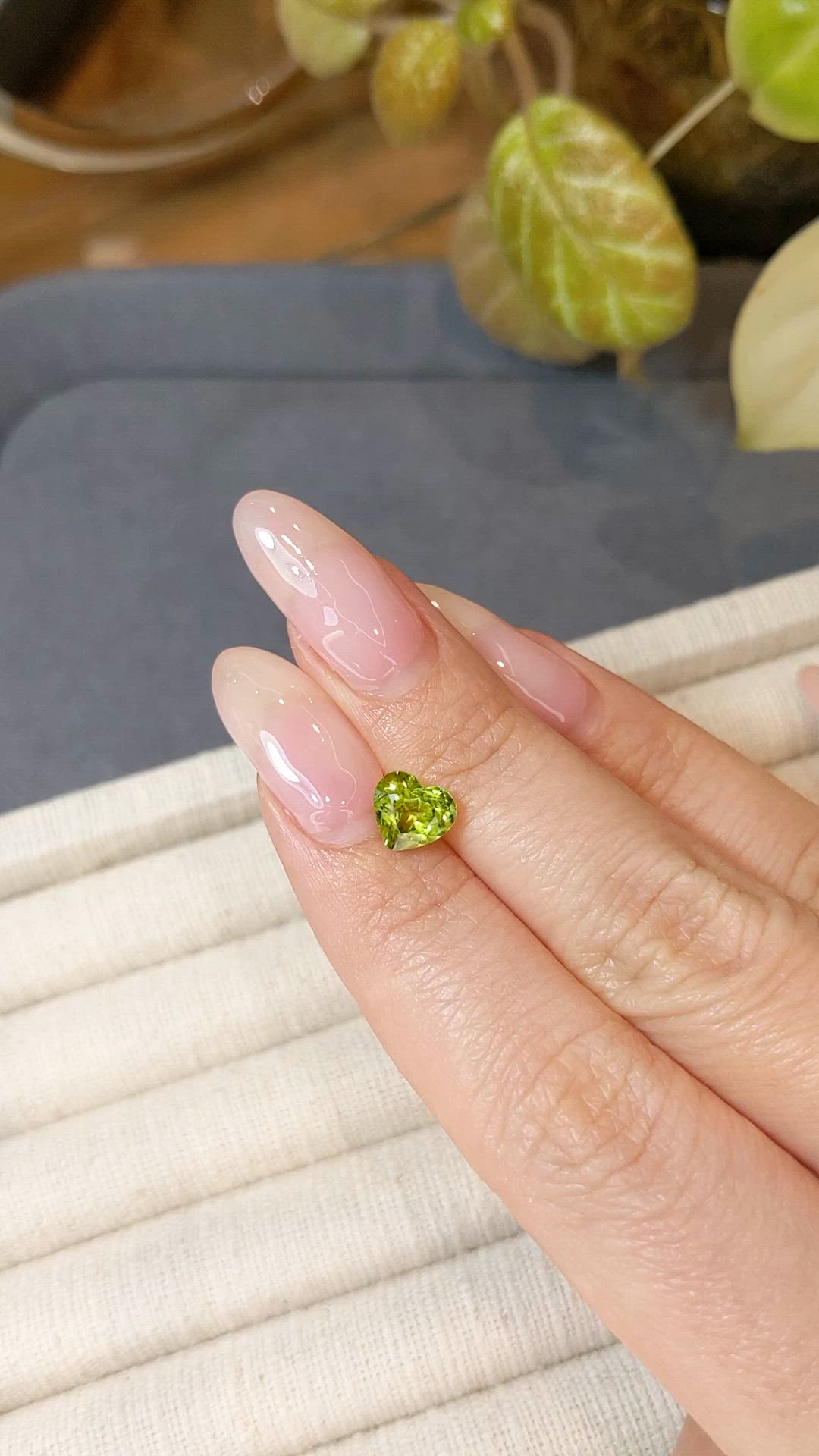 1.60 Ct. Yellowish Green Peridot from Pakistan Size Video