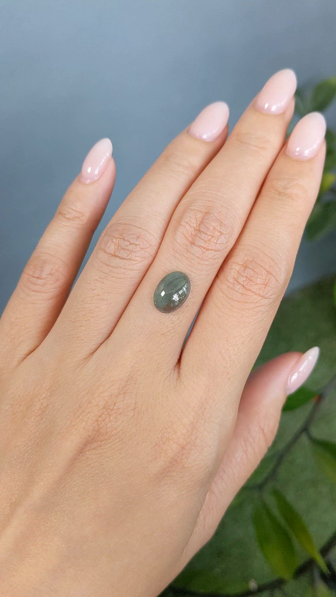 3.27 Ct. Cabochon Alexandrite from Russia Size Video