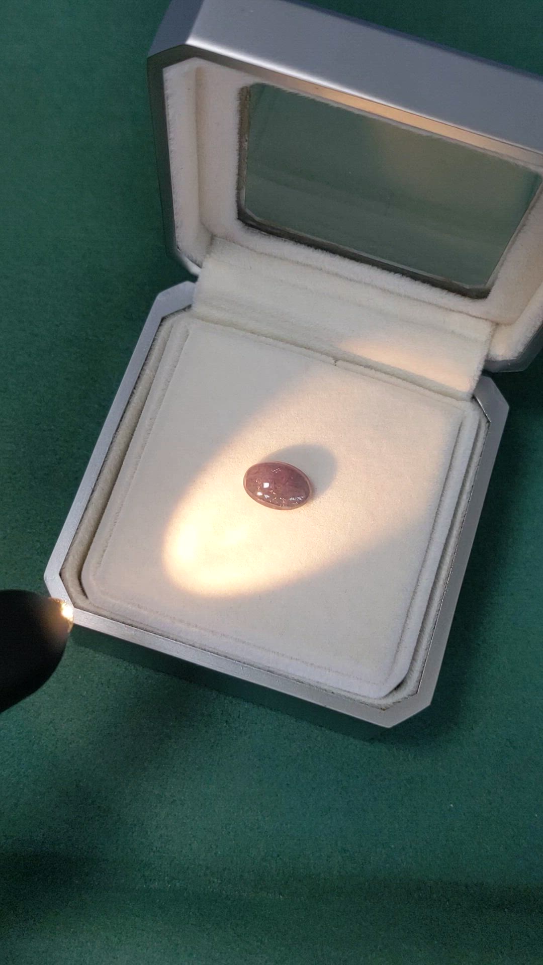 3.27 Ct. Cabochon Alexandrite from Russia Size Video