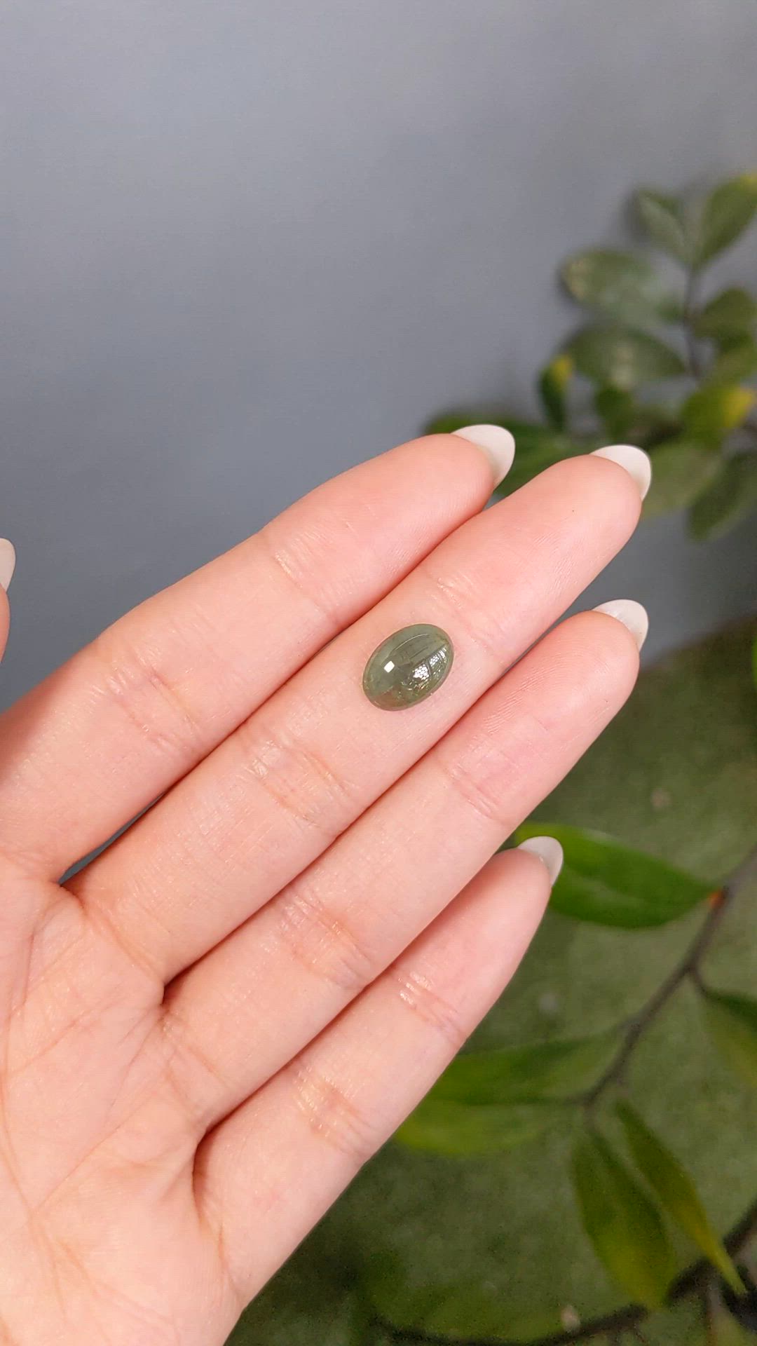 3.27 Ct. Cabochon Alexandrite from Russia Size Video