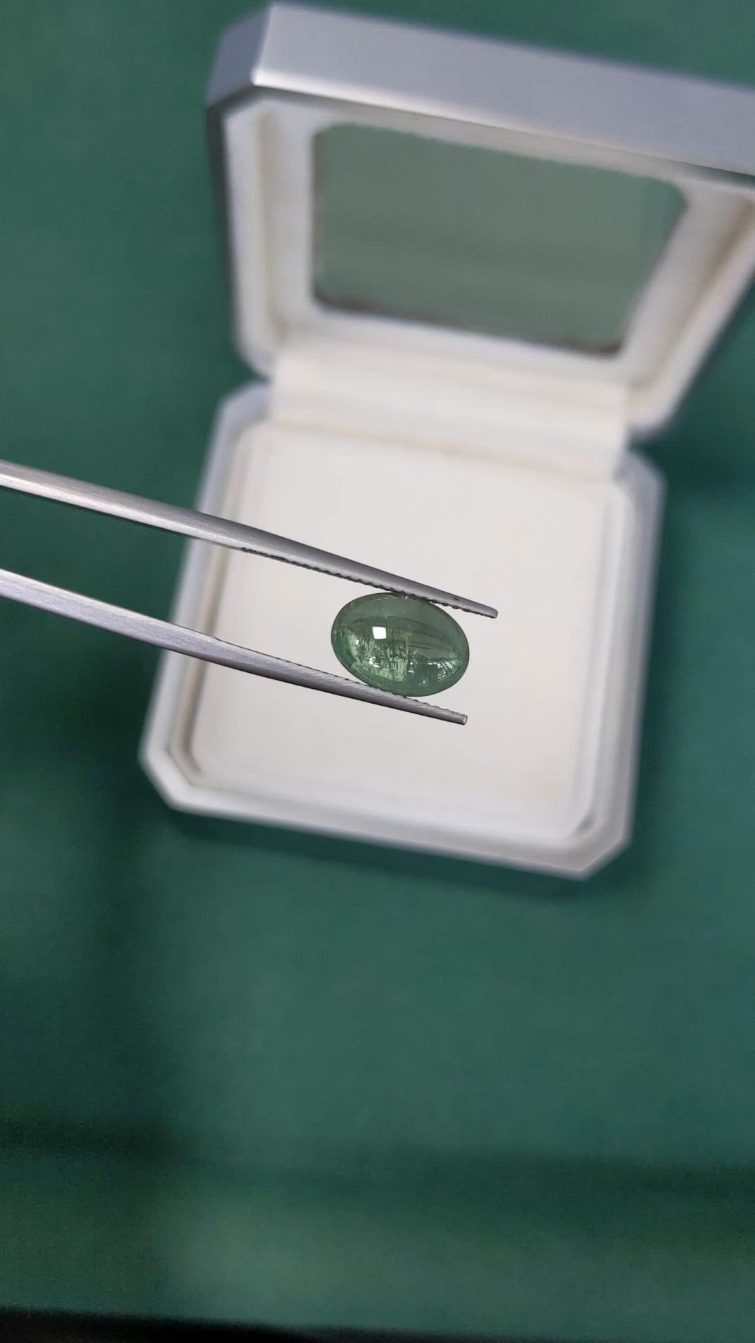 3.27 Ct. Cabochon Alexandrite from Russia Size Video