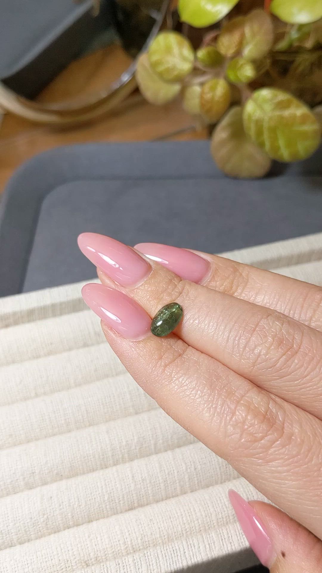 1.91 Ct. Cabochon Alexandrite from Russia Size Video