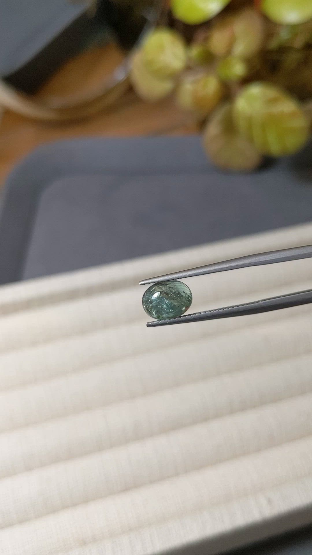 1.80 Ct. Cabochon Alexandrite from Russia Size Video