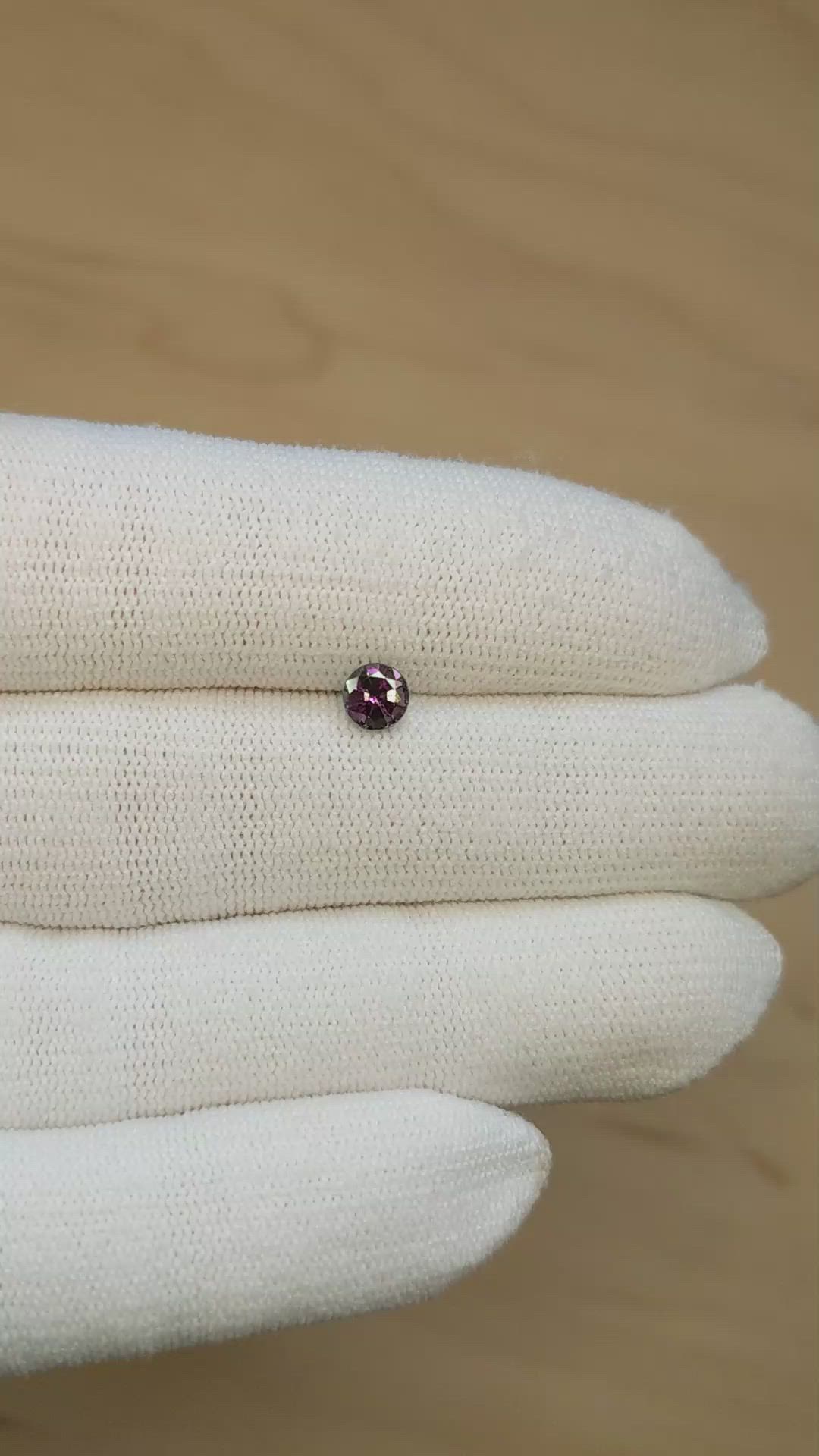0.57 Ct. Alexandrite from Brazil Size Video
