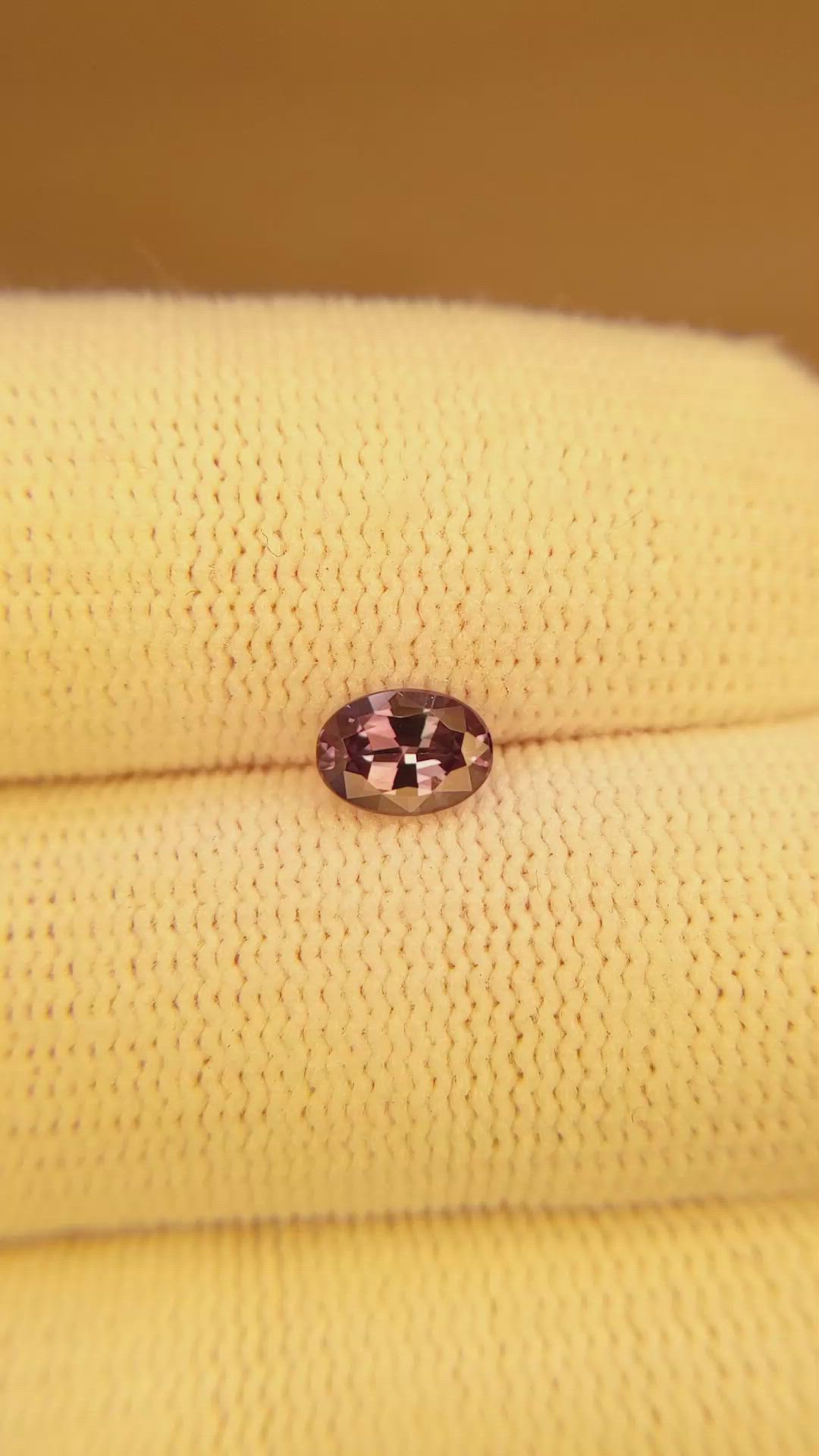 0.61 Ct. Alexandrite from Brazil Size Video