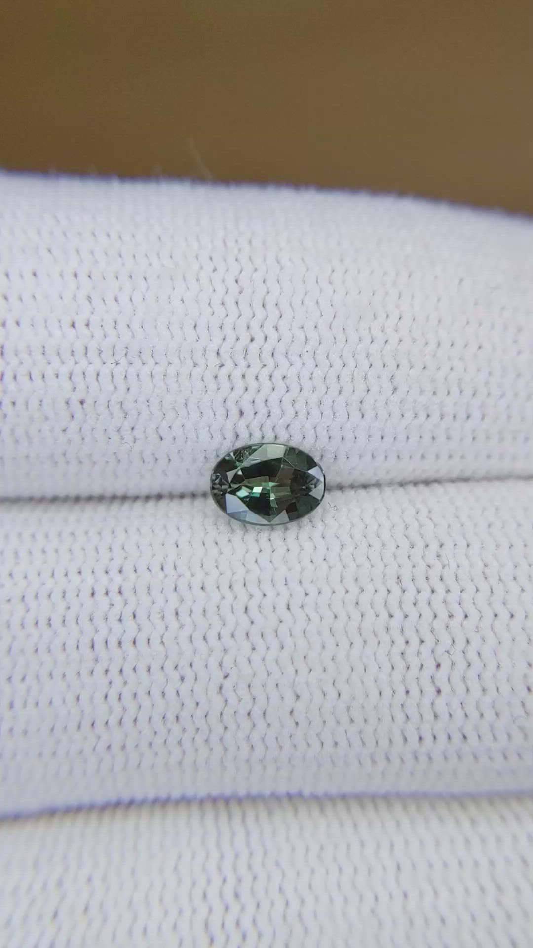 0.61 Ct. Alexandrite from Brazil Size Video