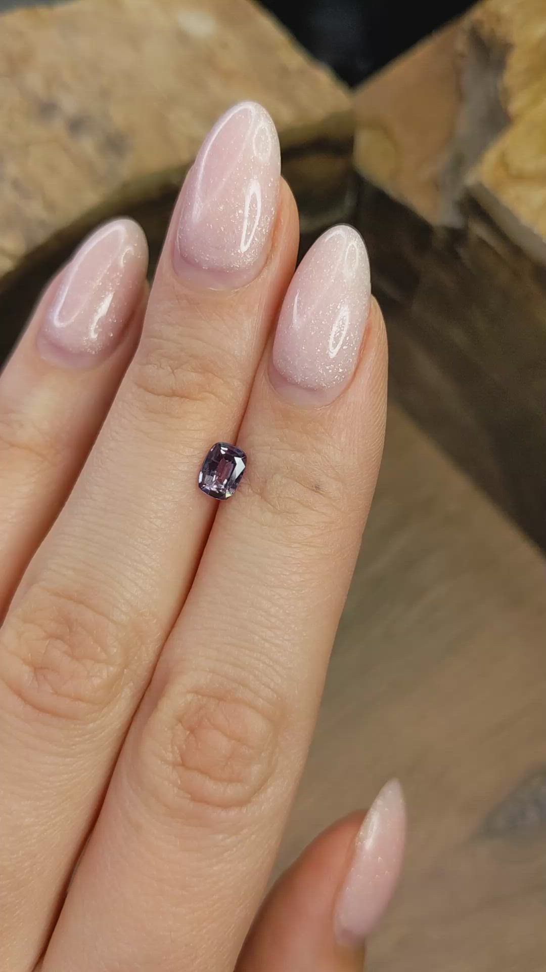 0.63 Ct. Alexandrite from Brazil Size Video