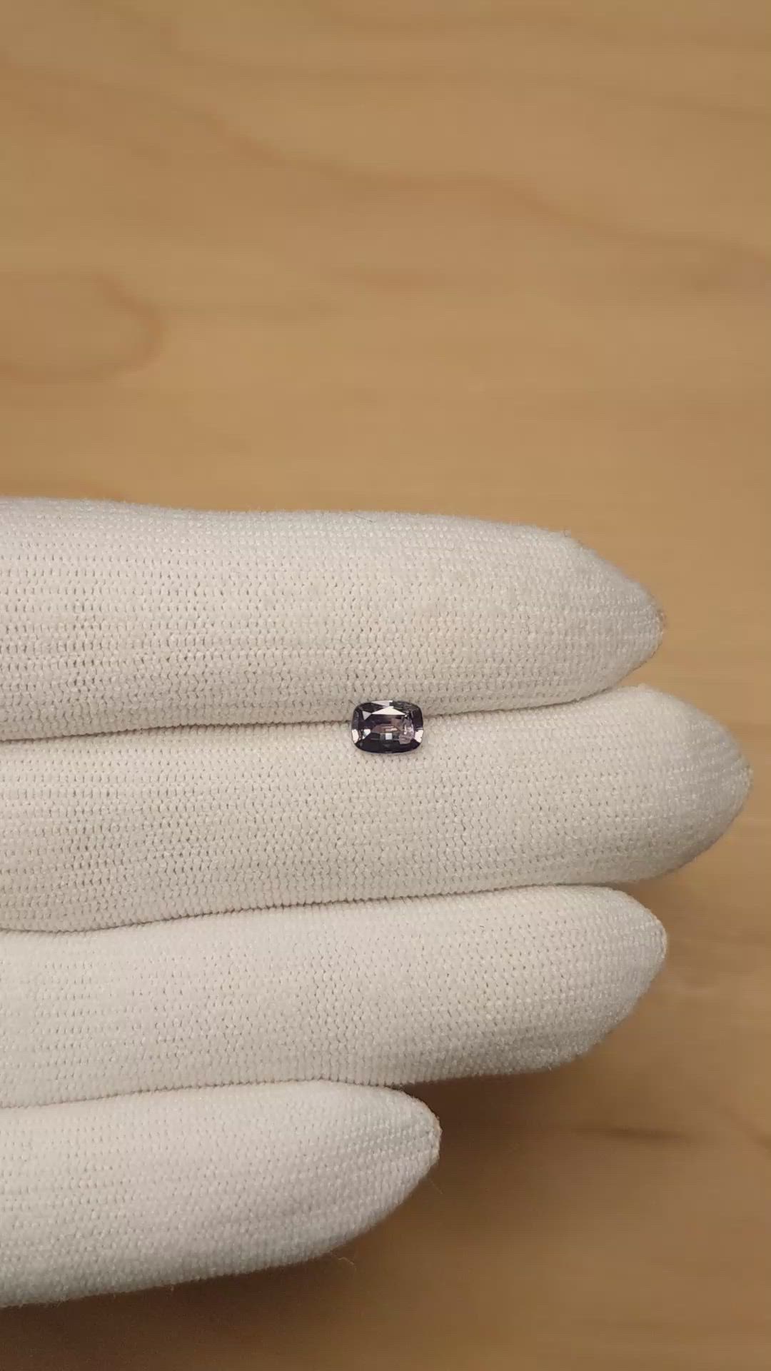 0.63 Ct. Alexandrite from Brazil Size Video