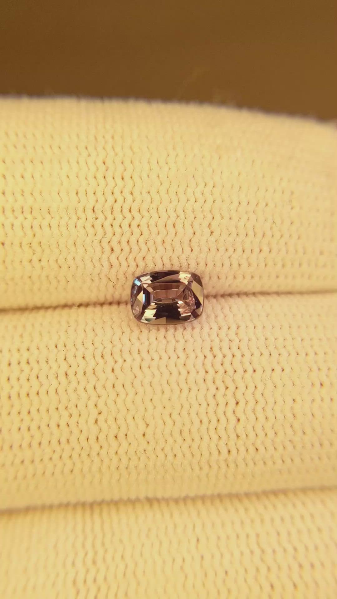 0.63 Ct. Alexandrite from Brazil Size Video