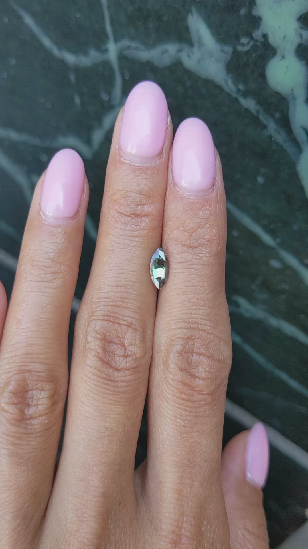 0.73 Ct. Alexandrite from Brazil Size Video