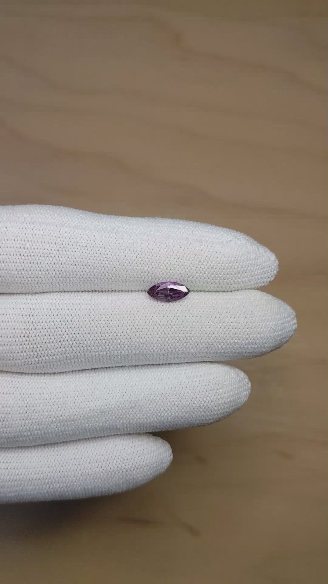 0.73 Ct. Alexandrite from Brazil Size Video