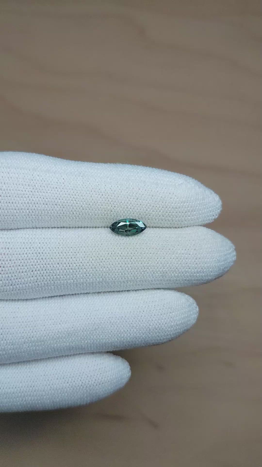 0.73 Ct. Alexandrite from Brazil Size Video