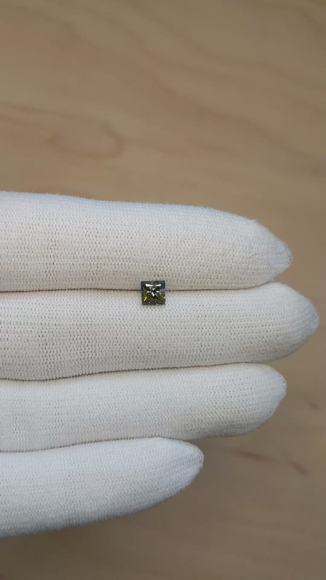 0.74 Ct. Alexandrite from Brazil Size Video