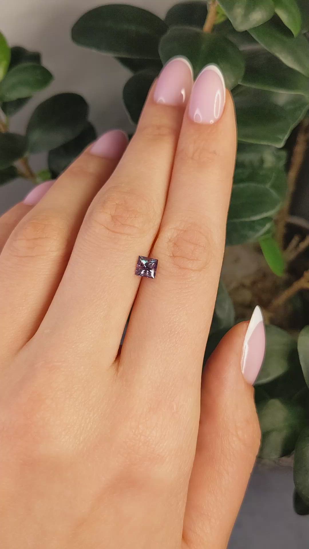 0.74 Ct. Alexandrite from Brazil Size Video