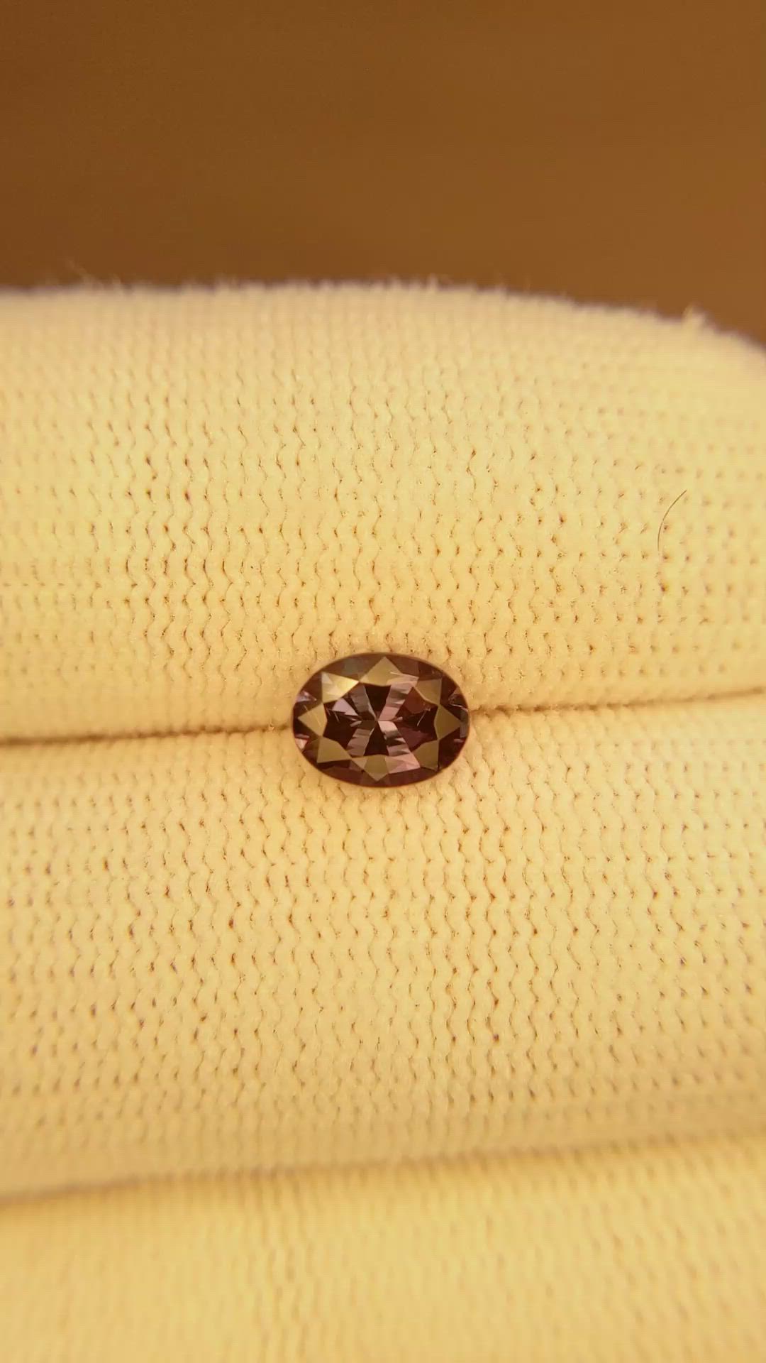 0.78 Ct. Alexandrite from Brazil Size Video