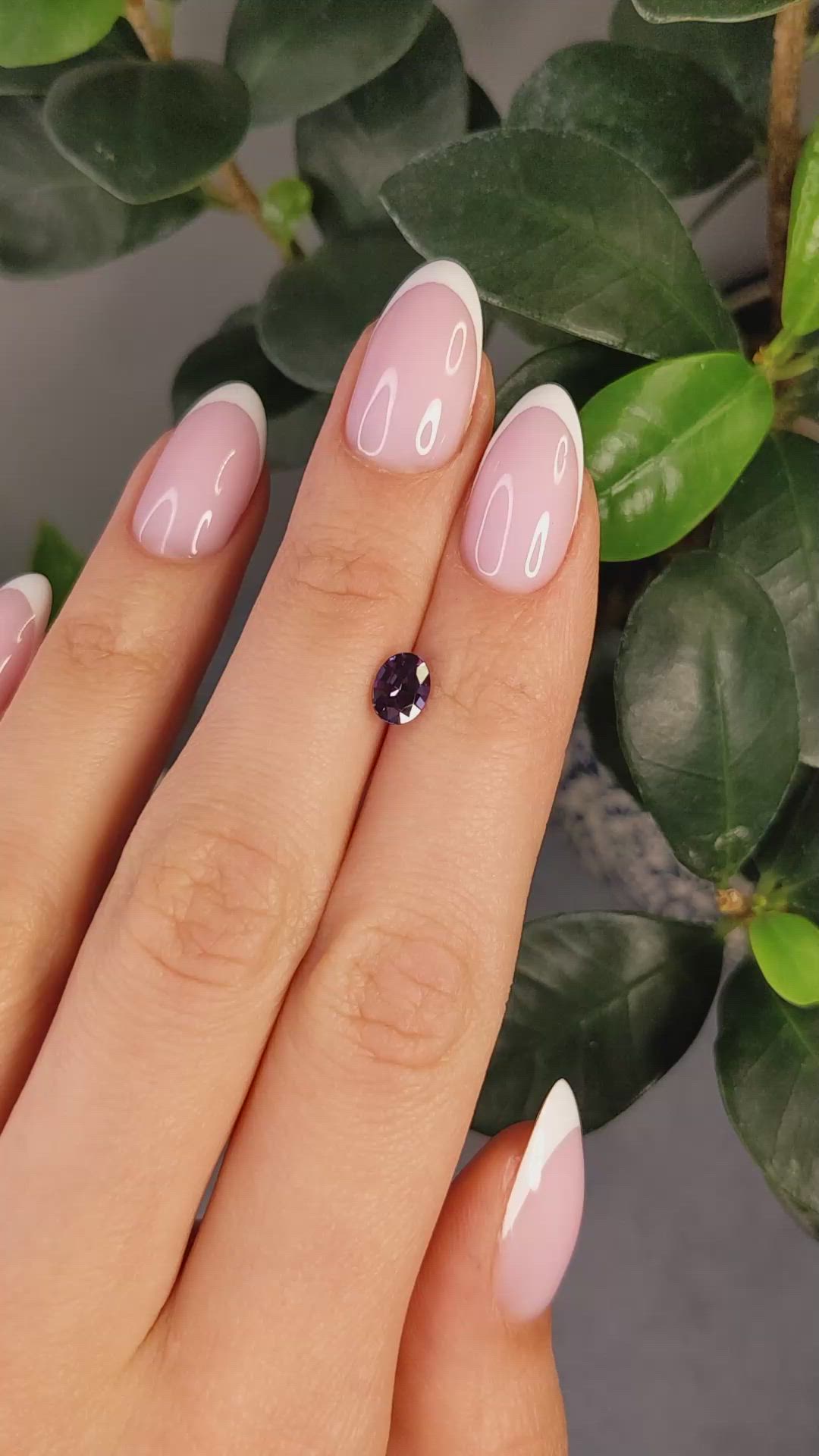 0.78 Ct. Alexandrite from Brazil Size Video