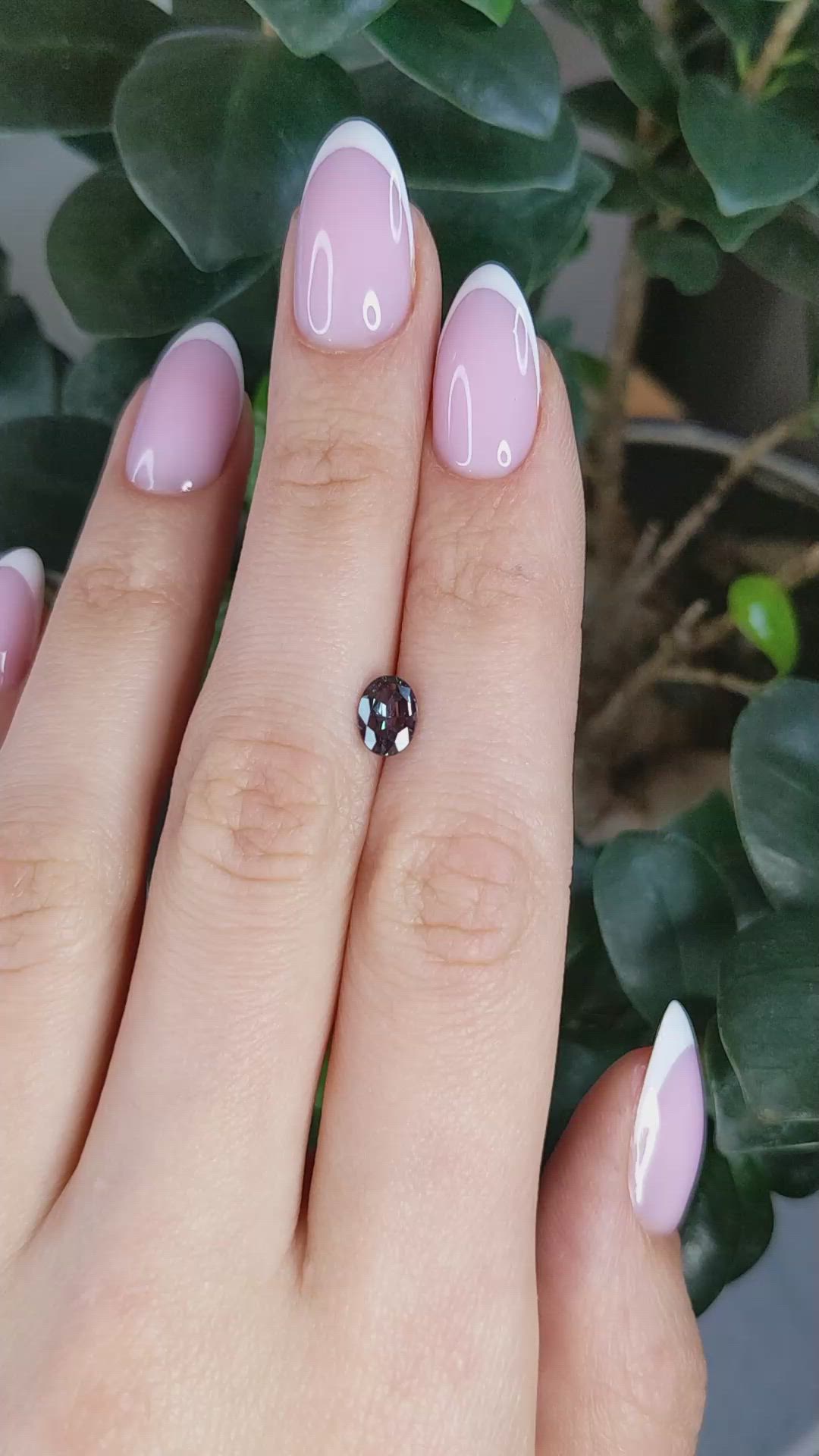 0.97 Ct. Alexandrite from Brazil Size Video
