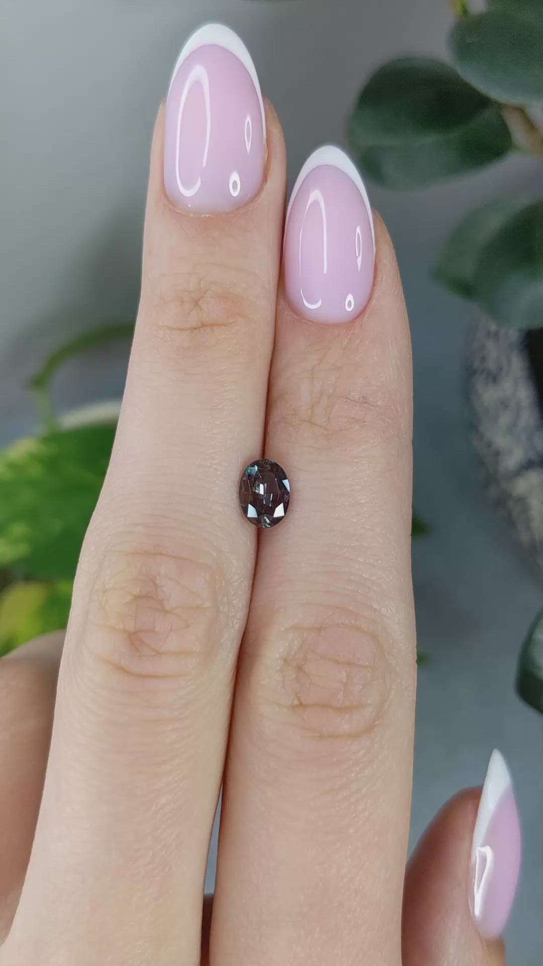 0.97 Ct. Alexandrite from Brazil Size Video
