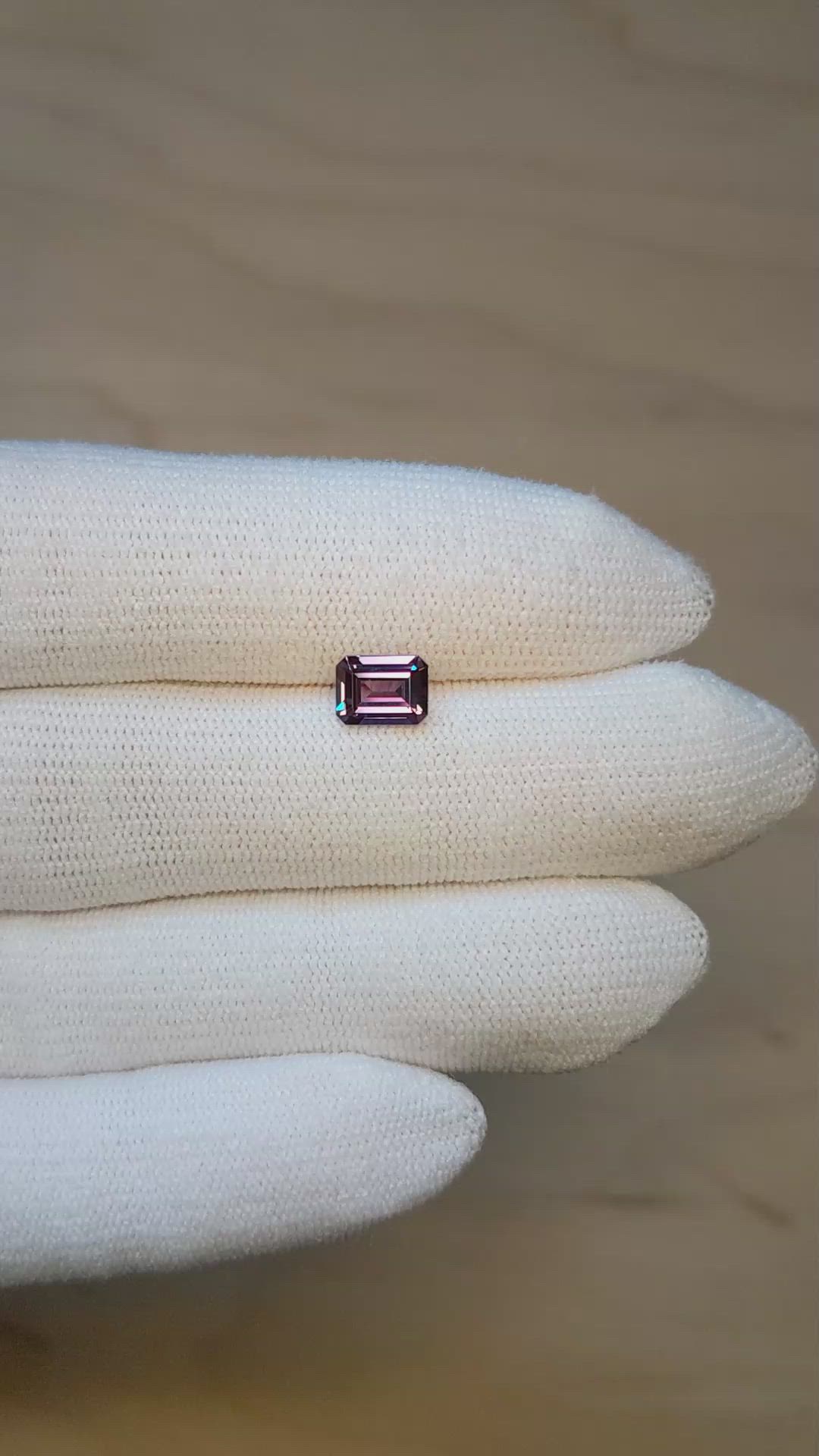 1.11 Ct. Alexandrite from Brazil Size Video
