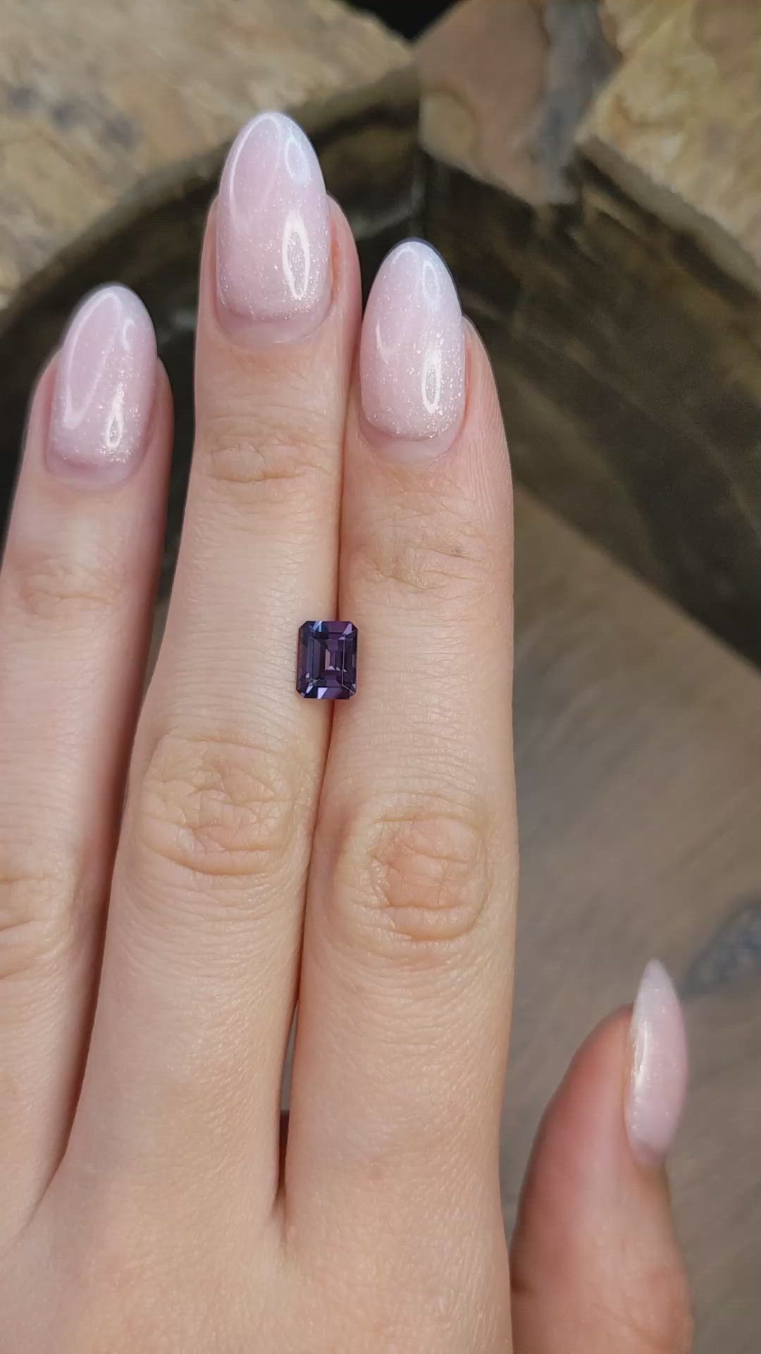 1.38 Ct. Alexandrite from Brazil Size Video